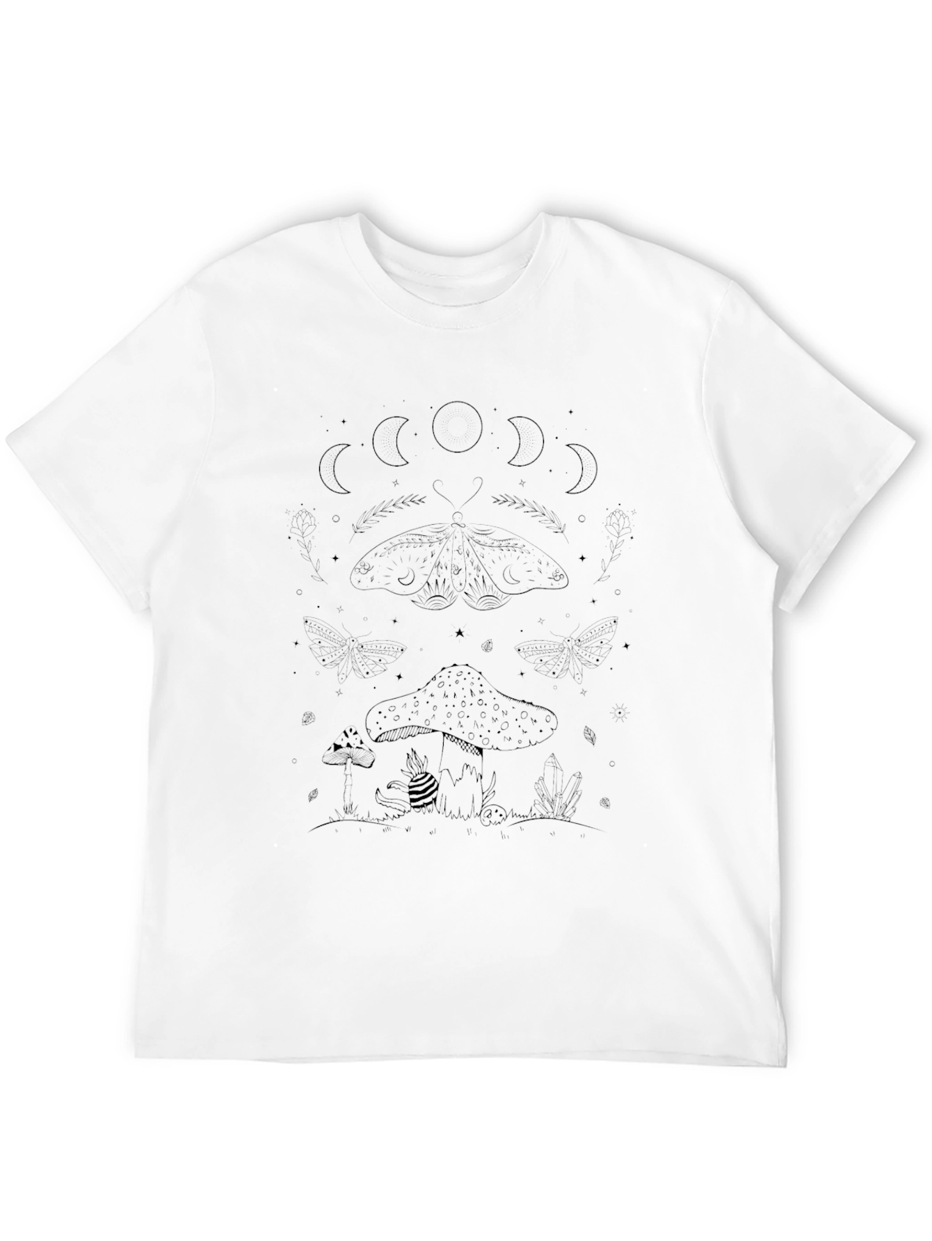 Mushroom Moth Graphic Tee