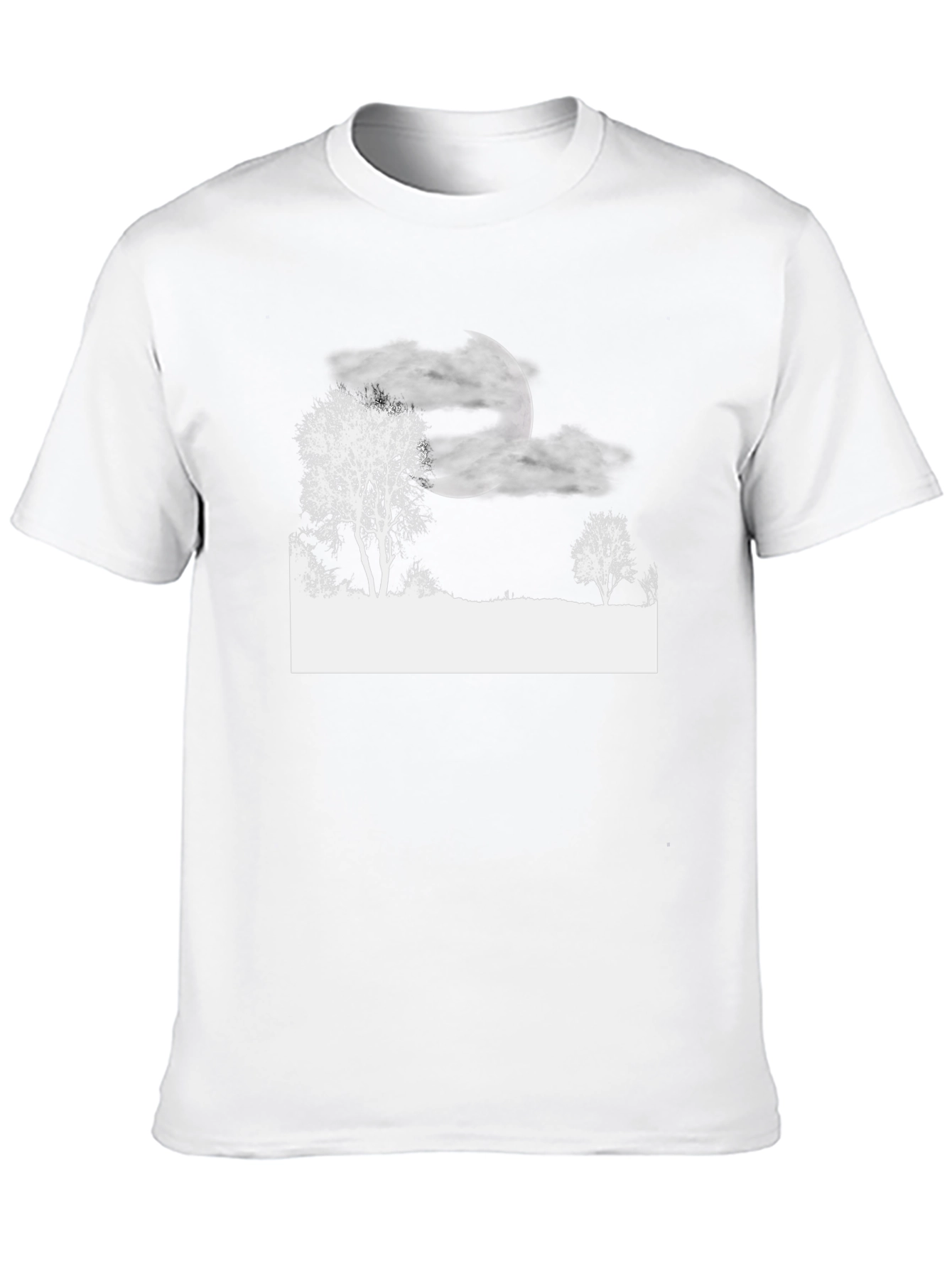 Moonlit Trees Graphic Tee