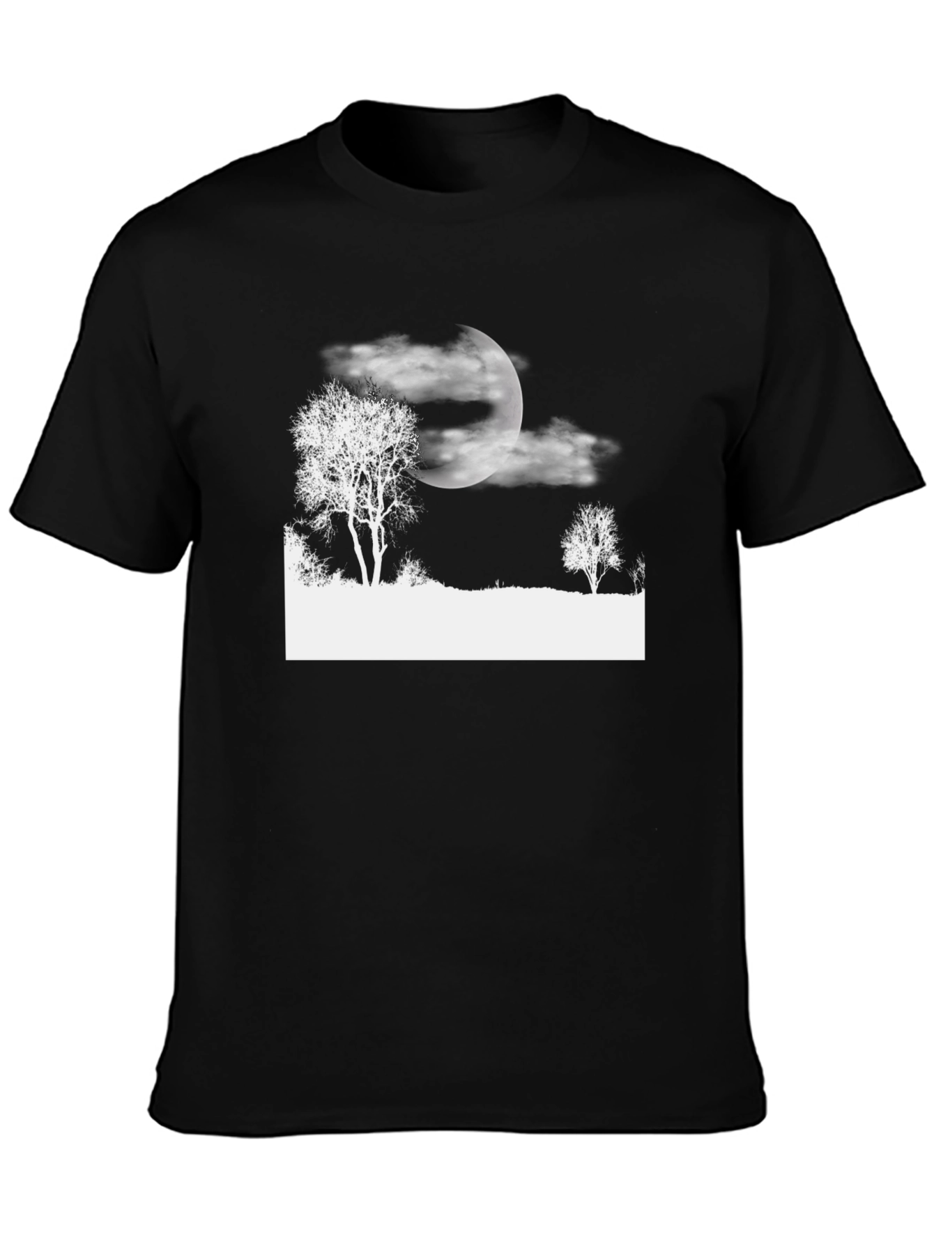 Moonlit Trees Graphic Tee