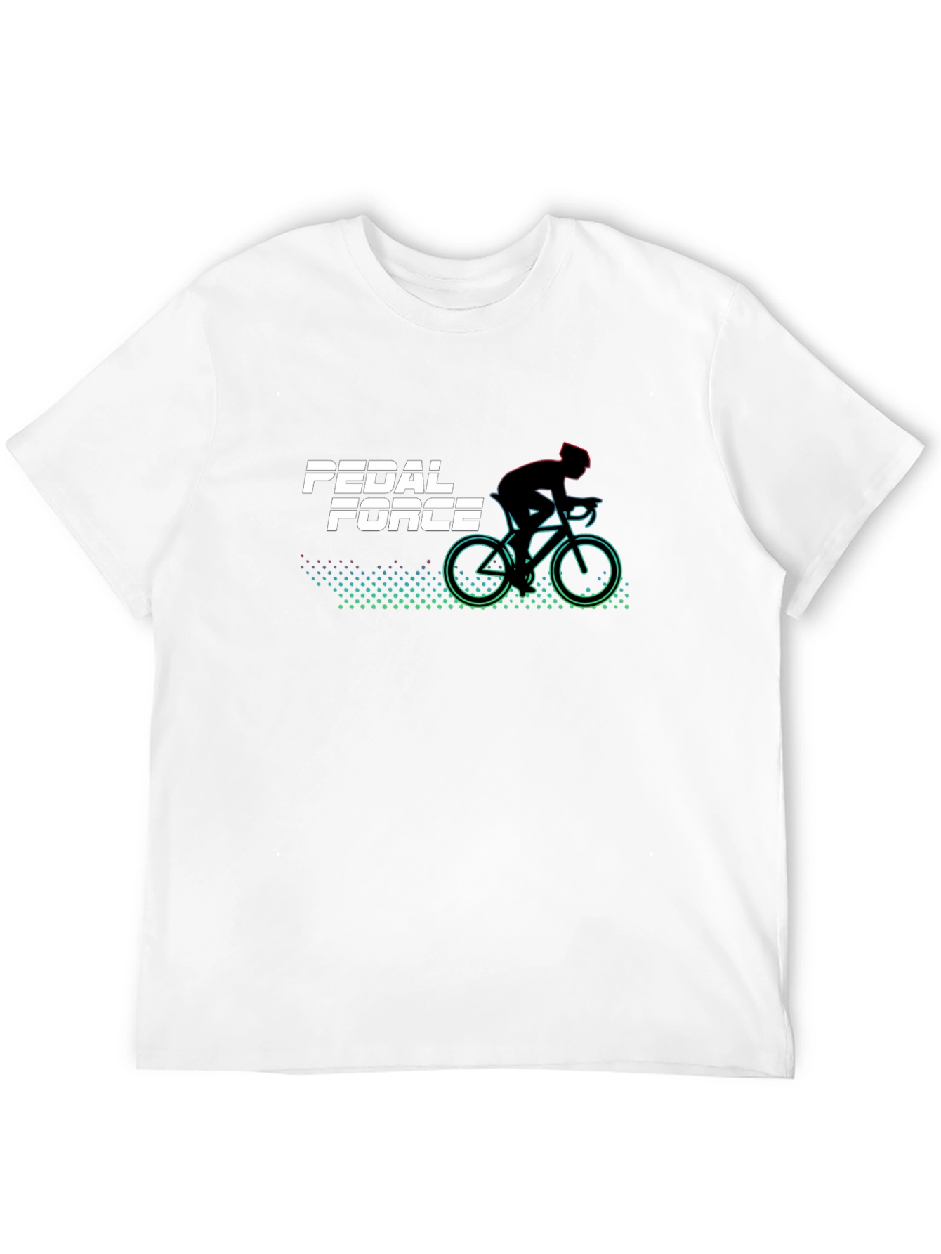 Pedal Force Graphic T-Shirt - Black Cycling Tee