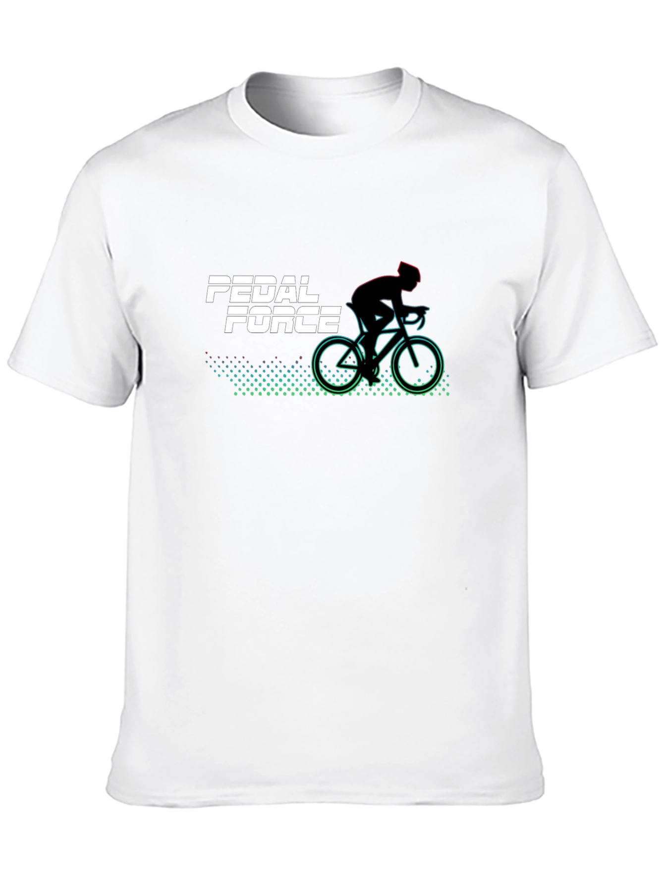 Pedal Force Graphic T-Shirt - Black Cycling Tee