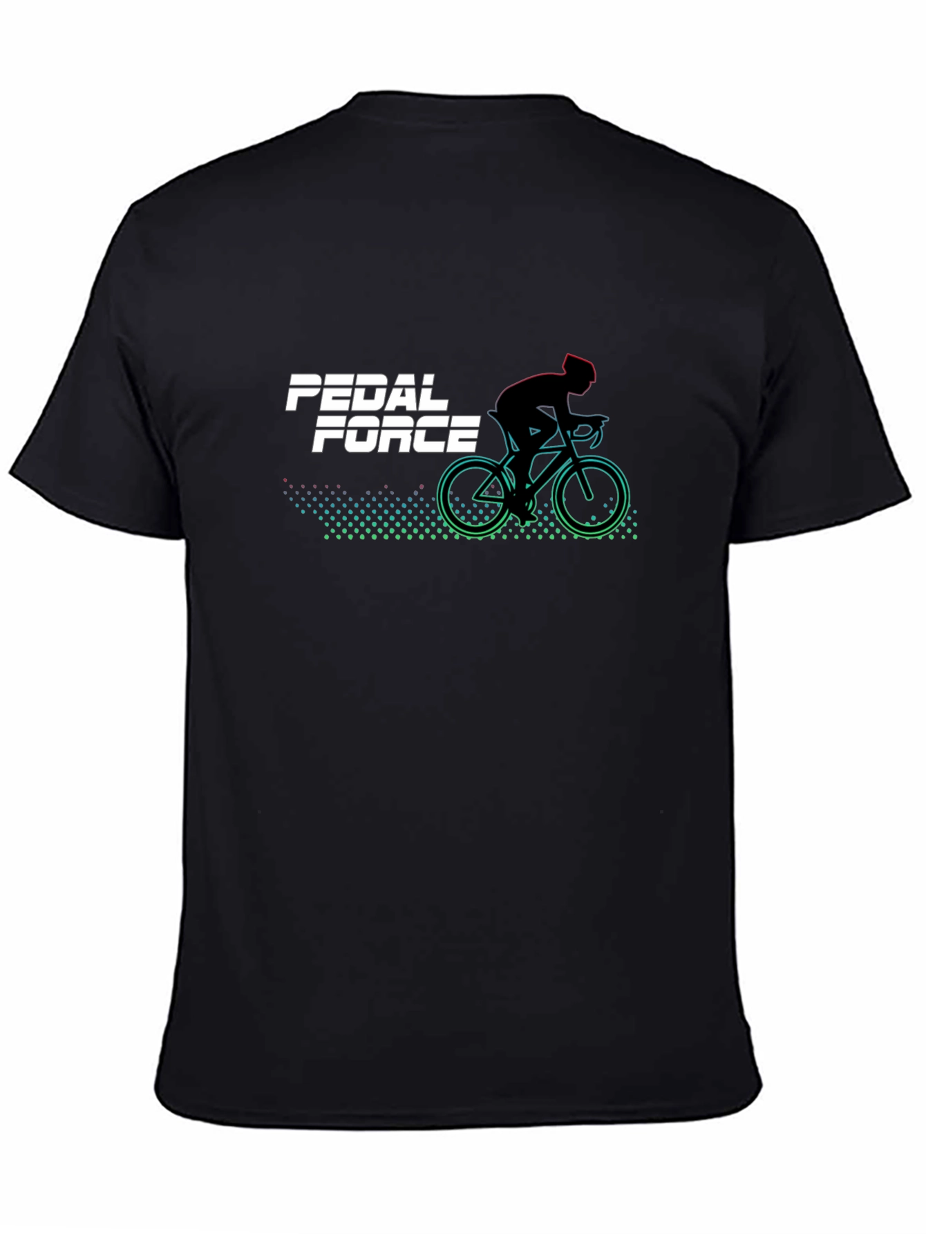 Pedal Force Graphic T-Shirt - Black Cycling Tee