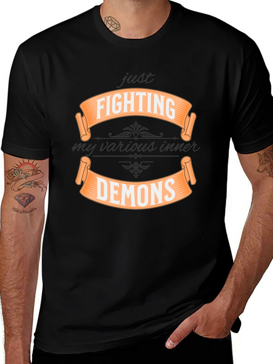 Fighting Demons Graphic T-Shirt