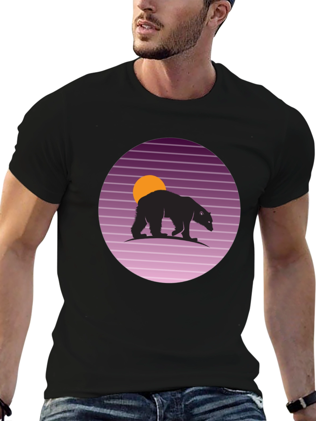 Retro Bear Graphic Tee