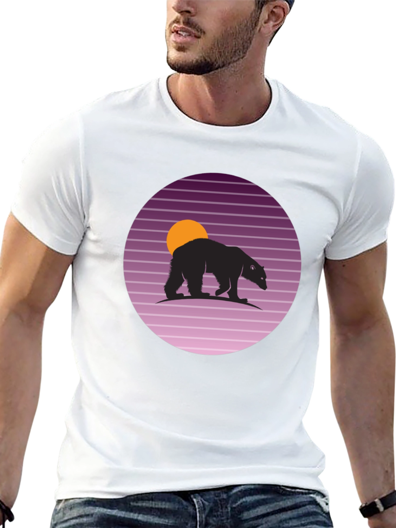 Retro Bear Graphic Tee