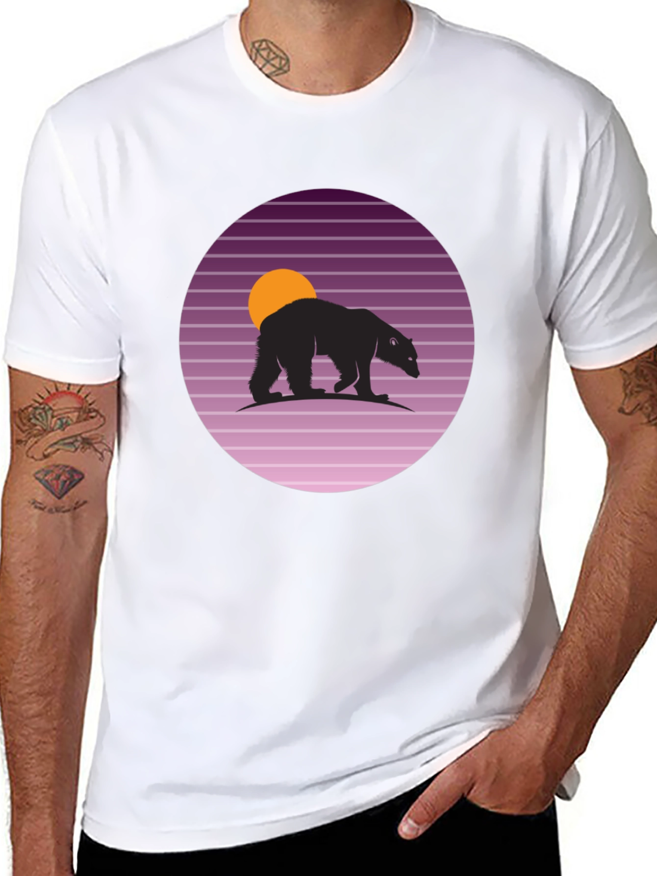 Retro Bear Graphic Tee
