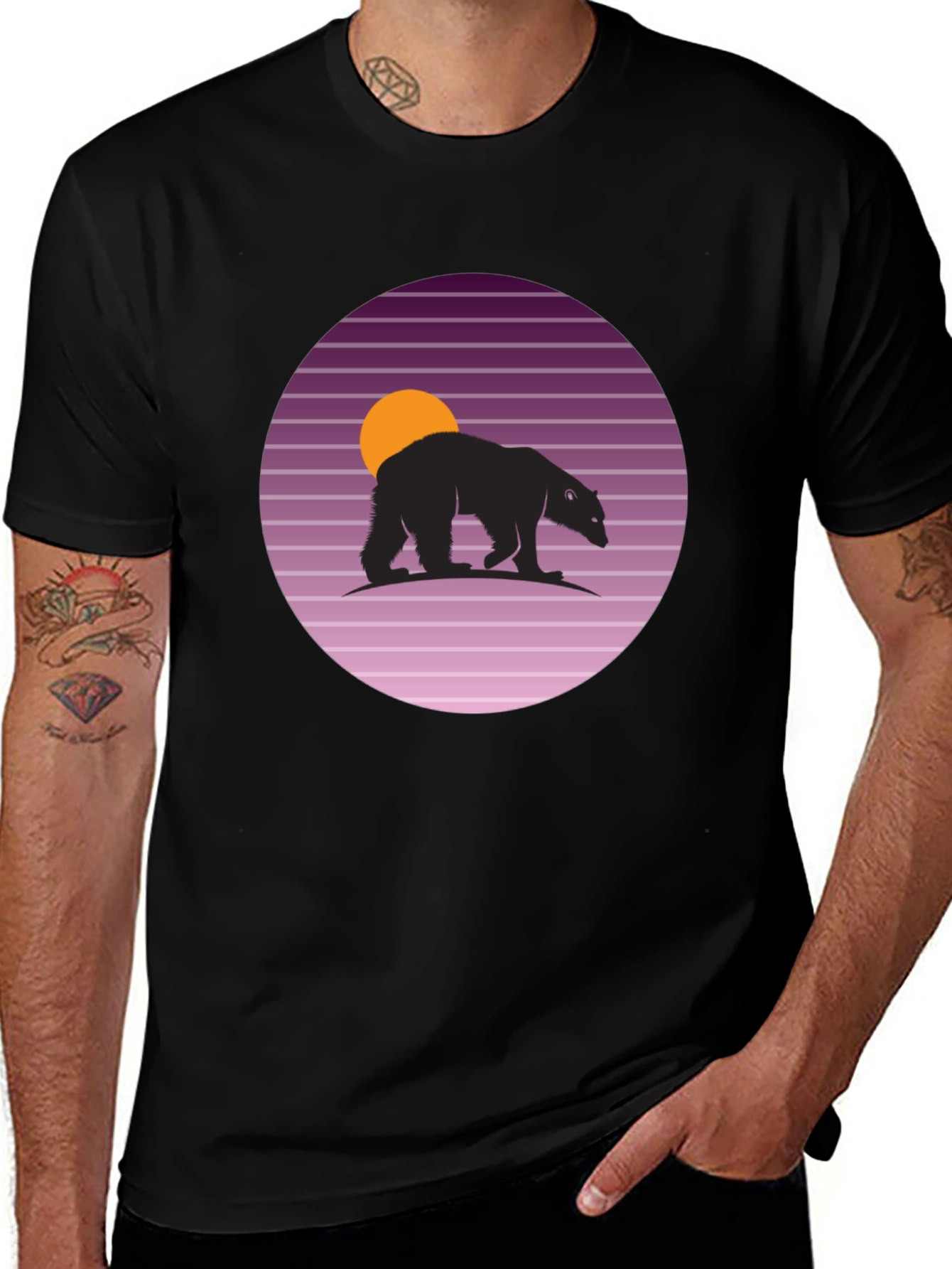 Retro Bear Graphic Tee