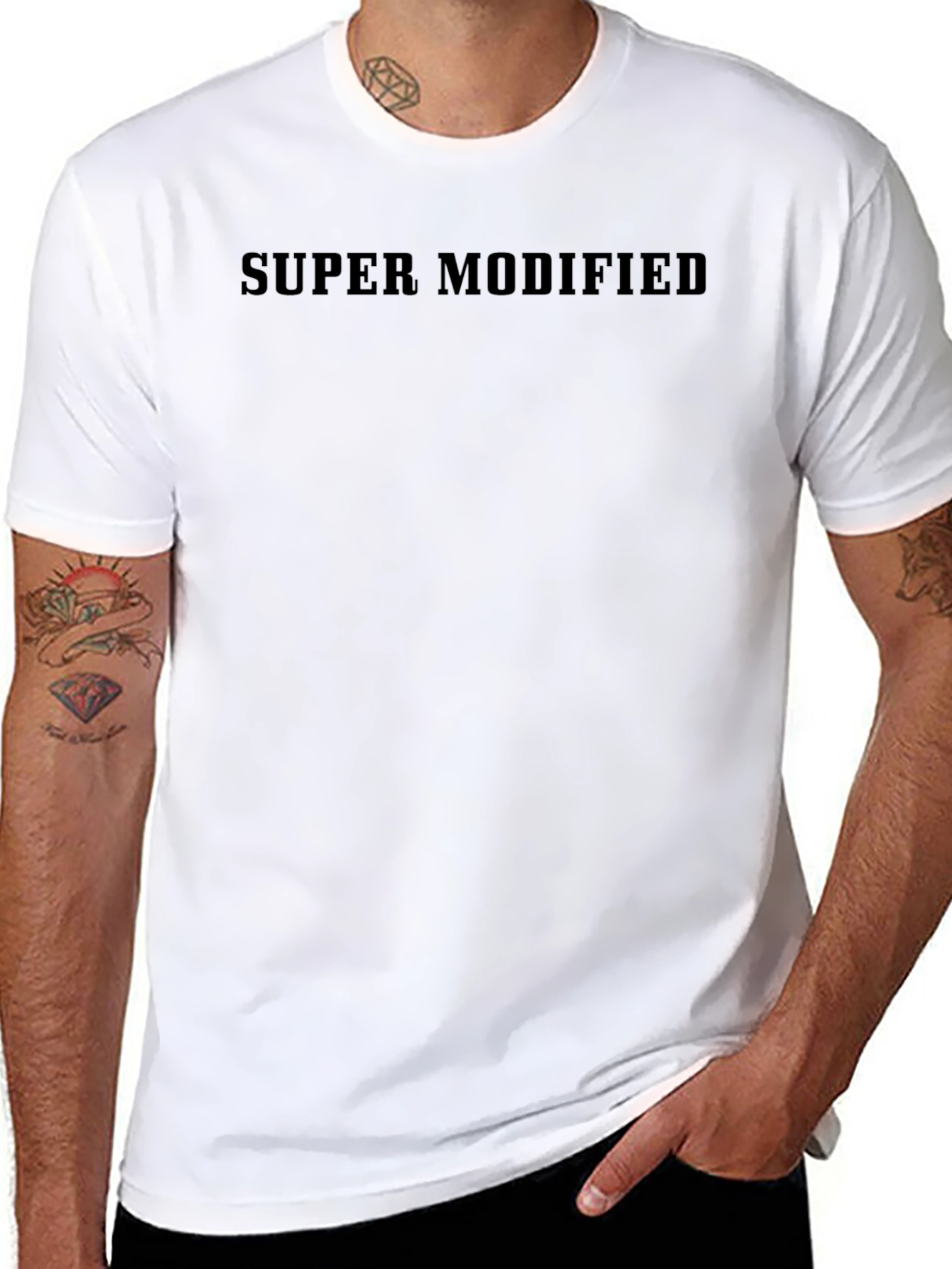 Super Modified Black T-Shirt