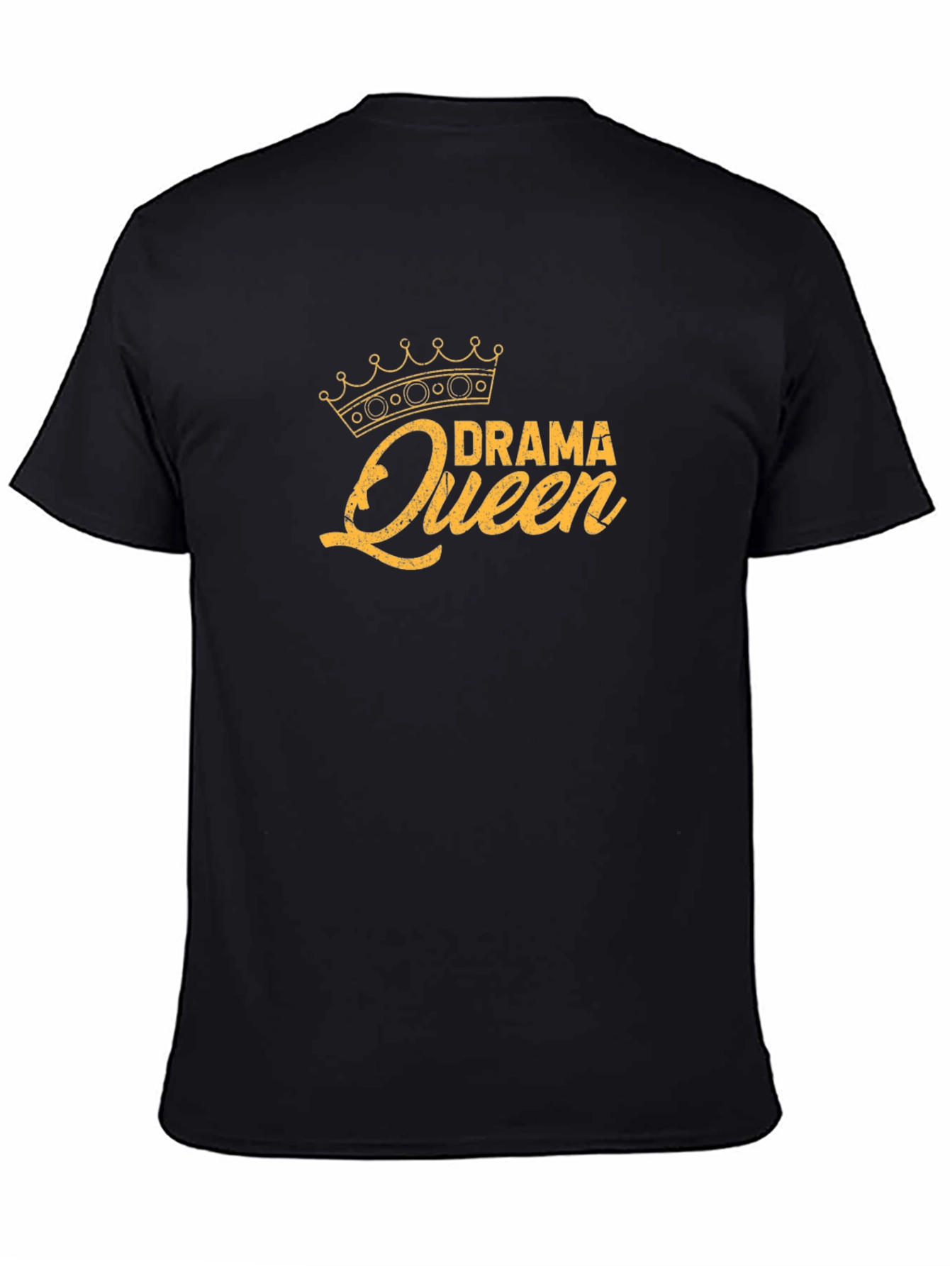 Drama Queen T-Shirt - Black Graphic Tee