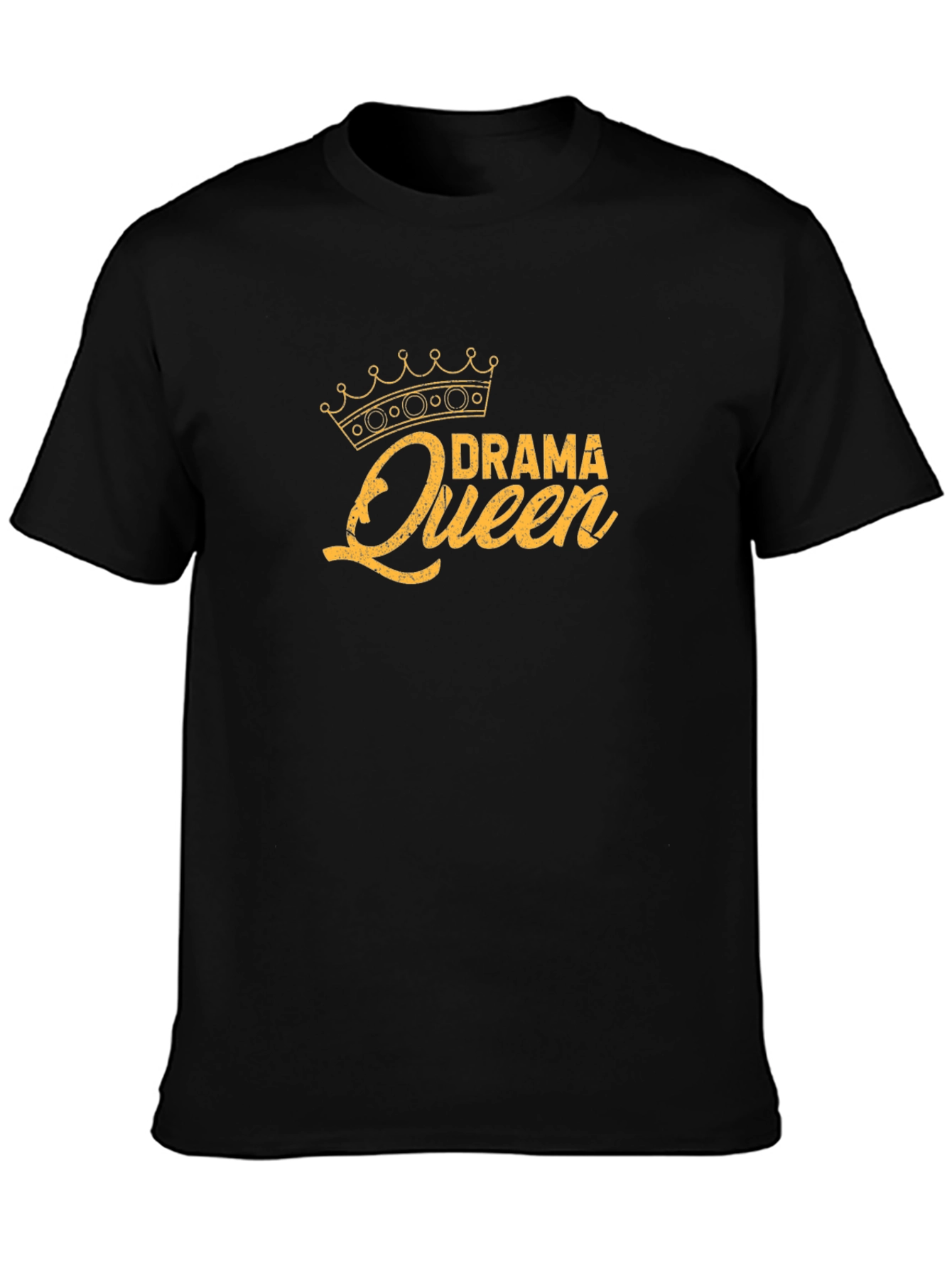 Drama Queen T-Shirt - Black Graphic Tee