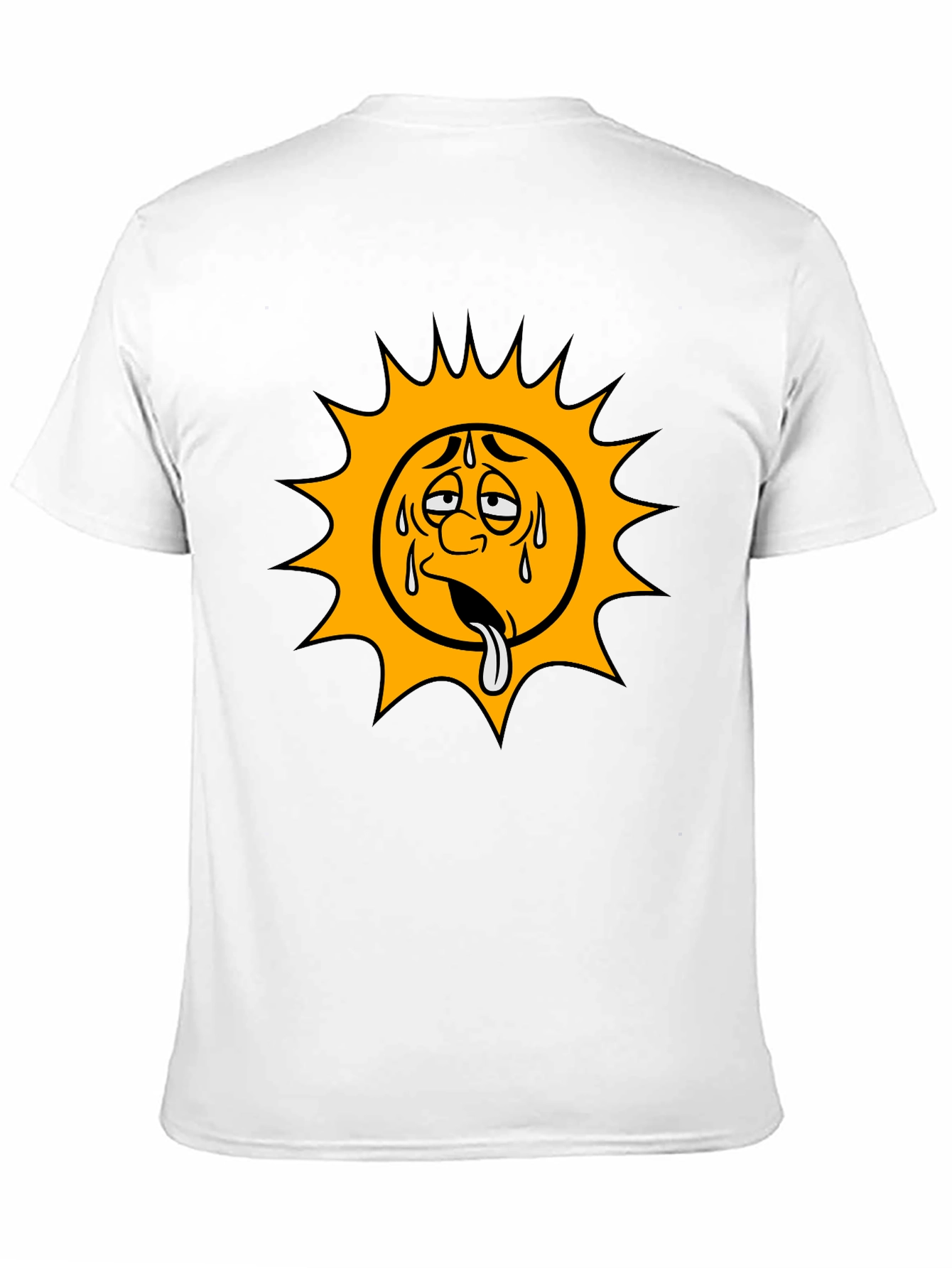 Funny Sun Cartoon Graphic T-Shirt