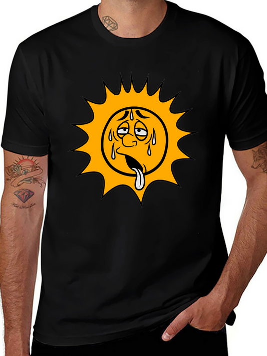 Funny Sun Cartoon Graphic T-Shirt