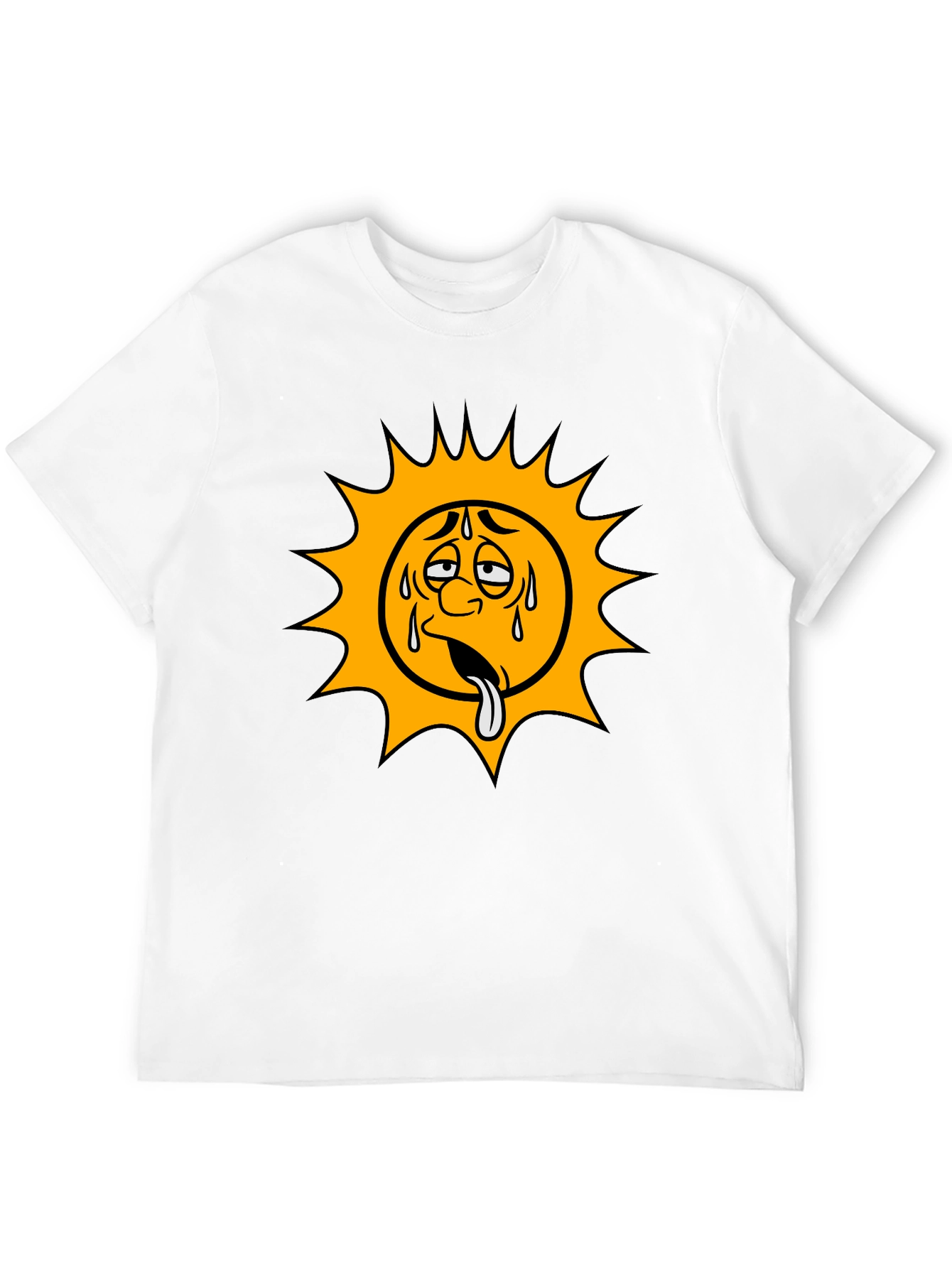 Funny Sun Cartoon Graphic T-Shirt