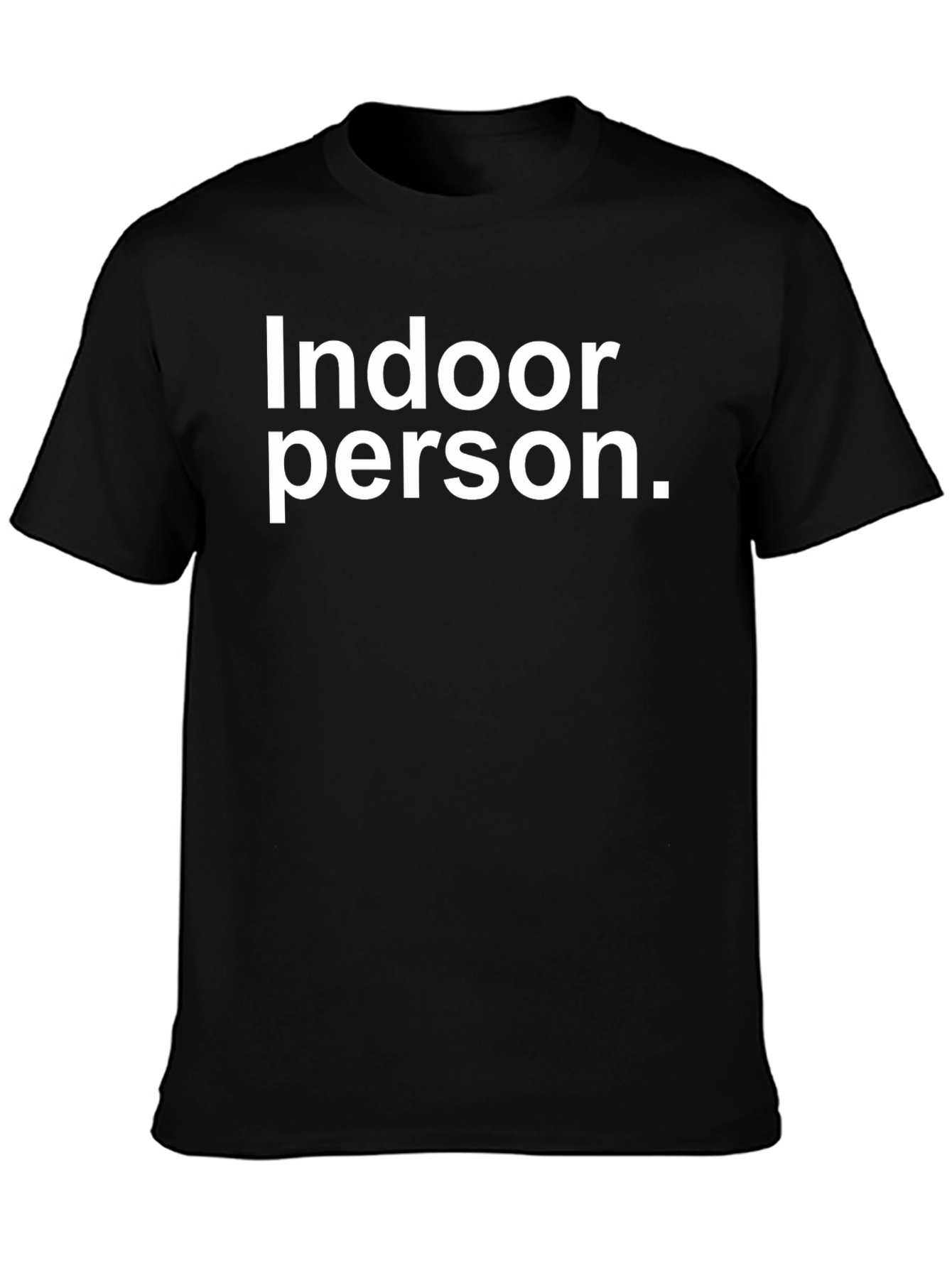 Indoor Person Graphic Tee - Comfy & Stylish