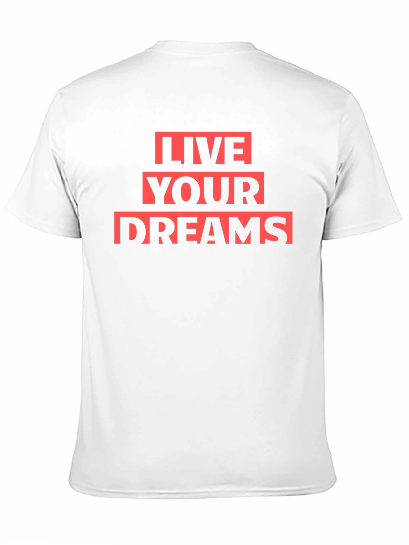 Live Your Dreams Black Graphic Tee