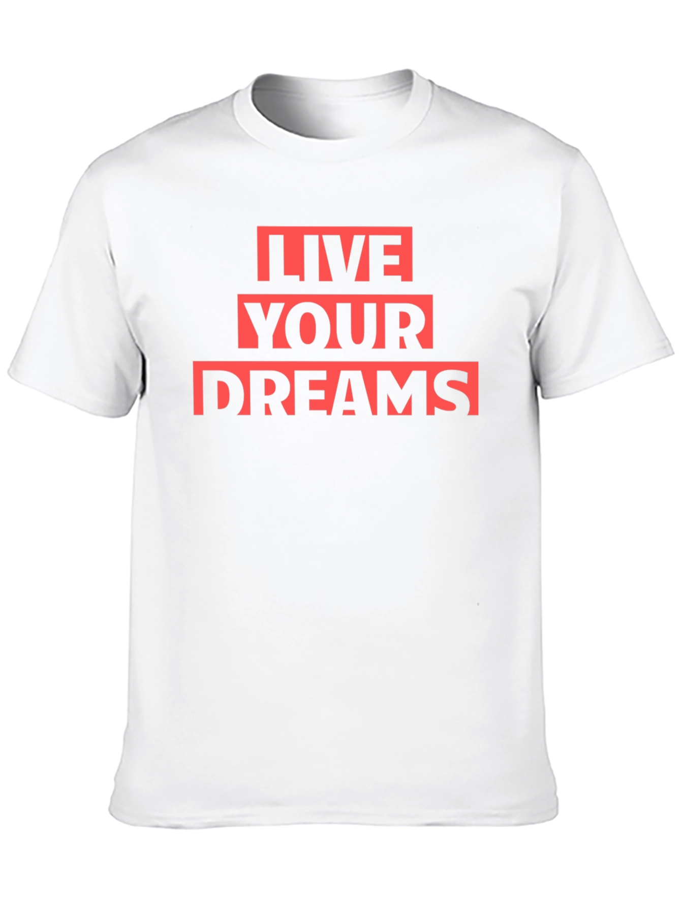 Live Your Dreams Black Graphic Tee