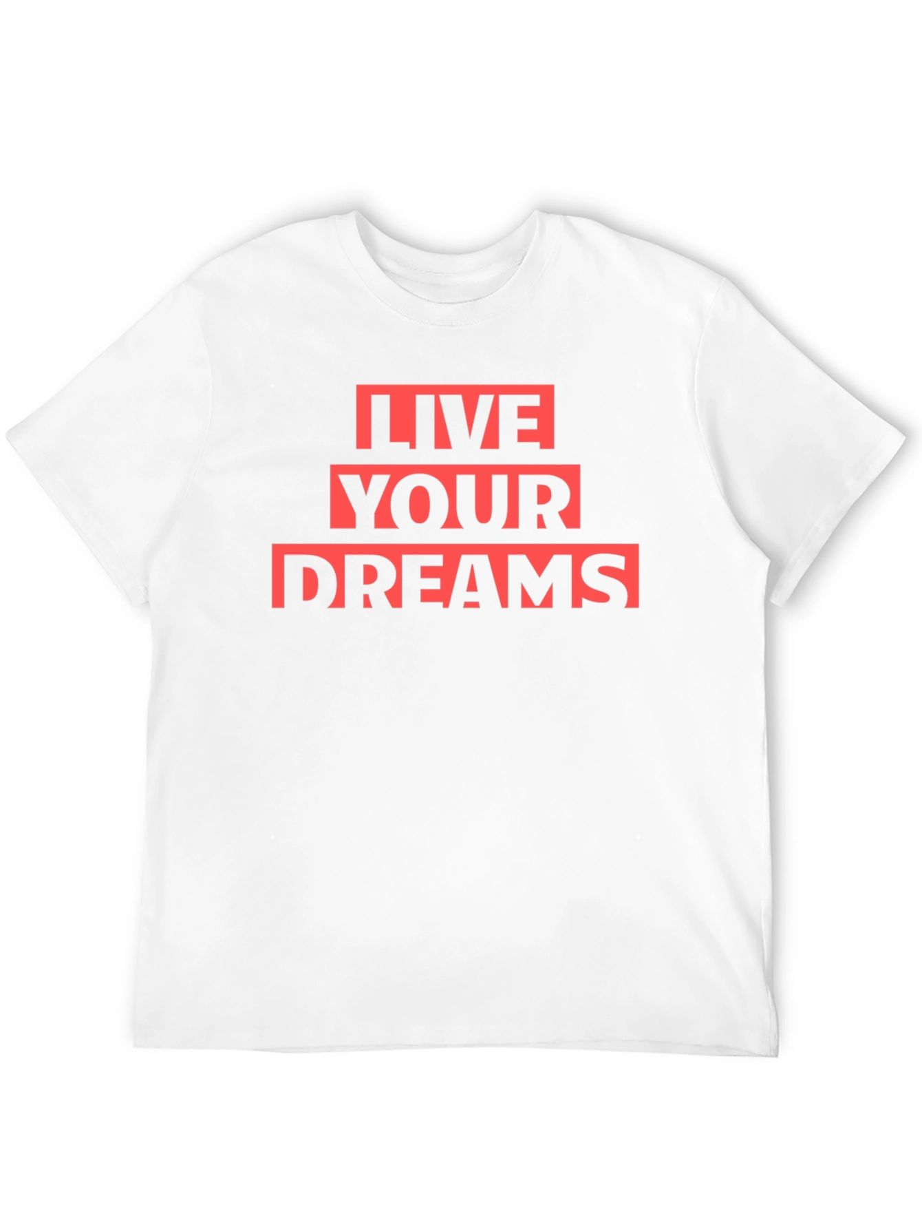 Live Your Dreams Black Graphic Tee