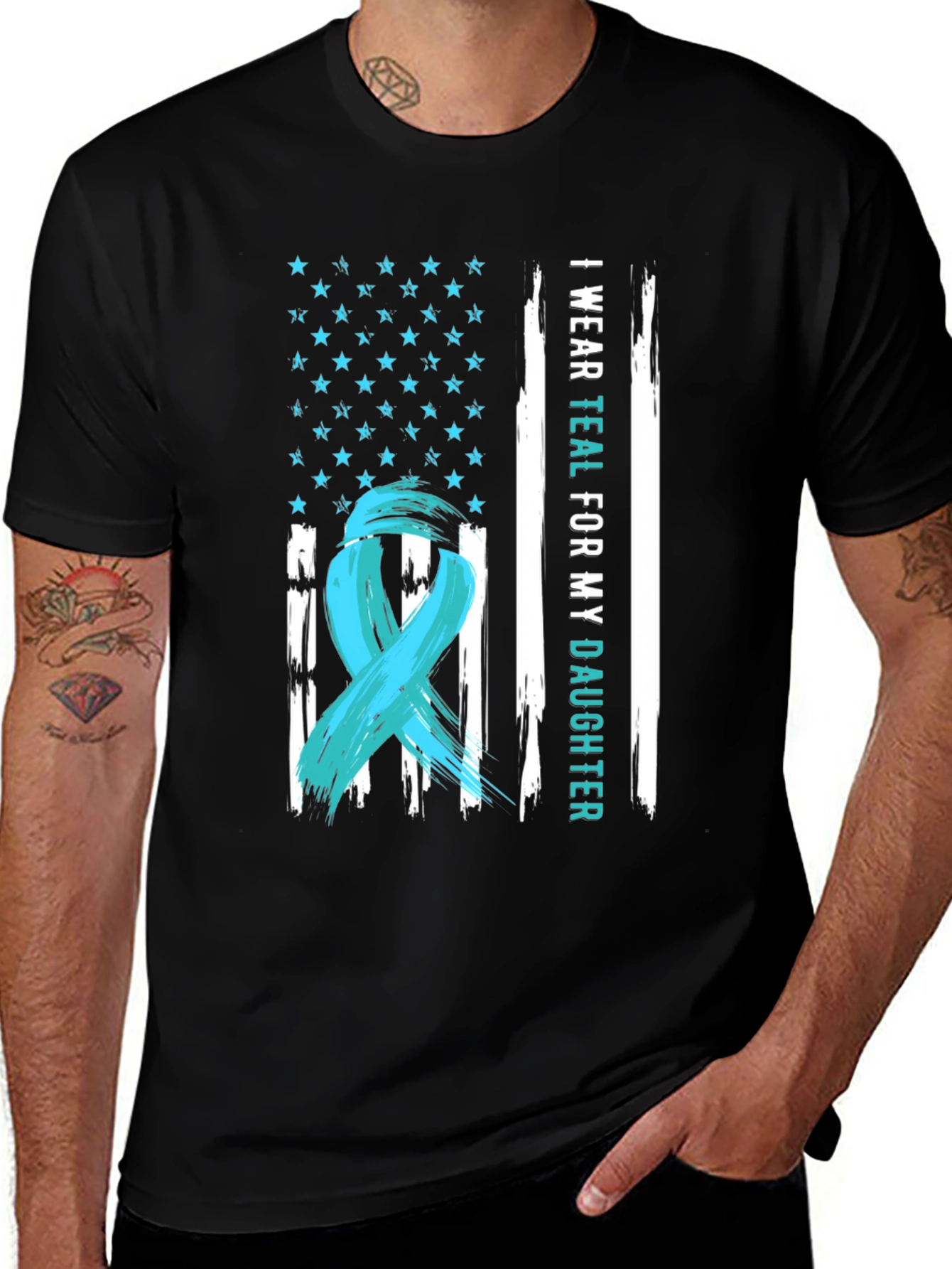 I Wear Teal For My Daughter T-Shirt