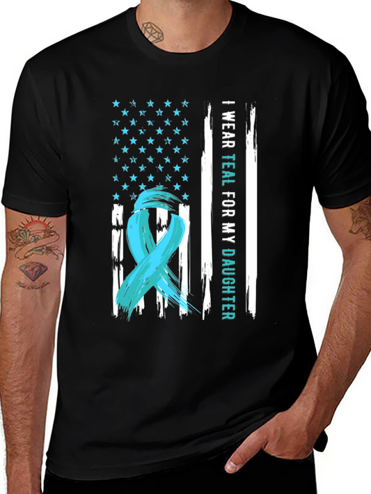 I Wear Teal For My Daughter T-Shirt