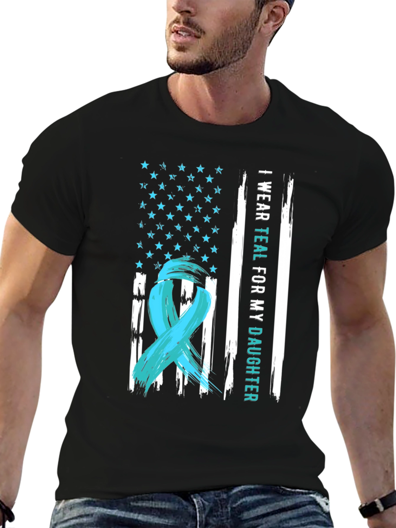 I Wear Teal For My Daughter T-Shirt