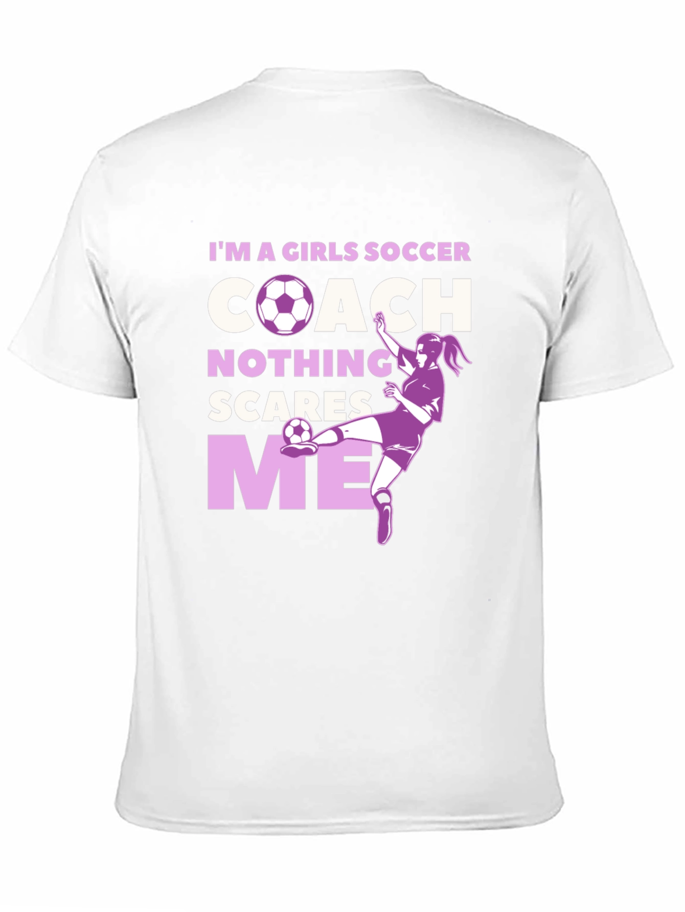 Girls Soccer Coach Graphic T-Shirt