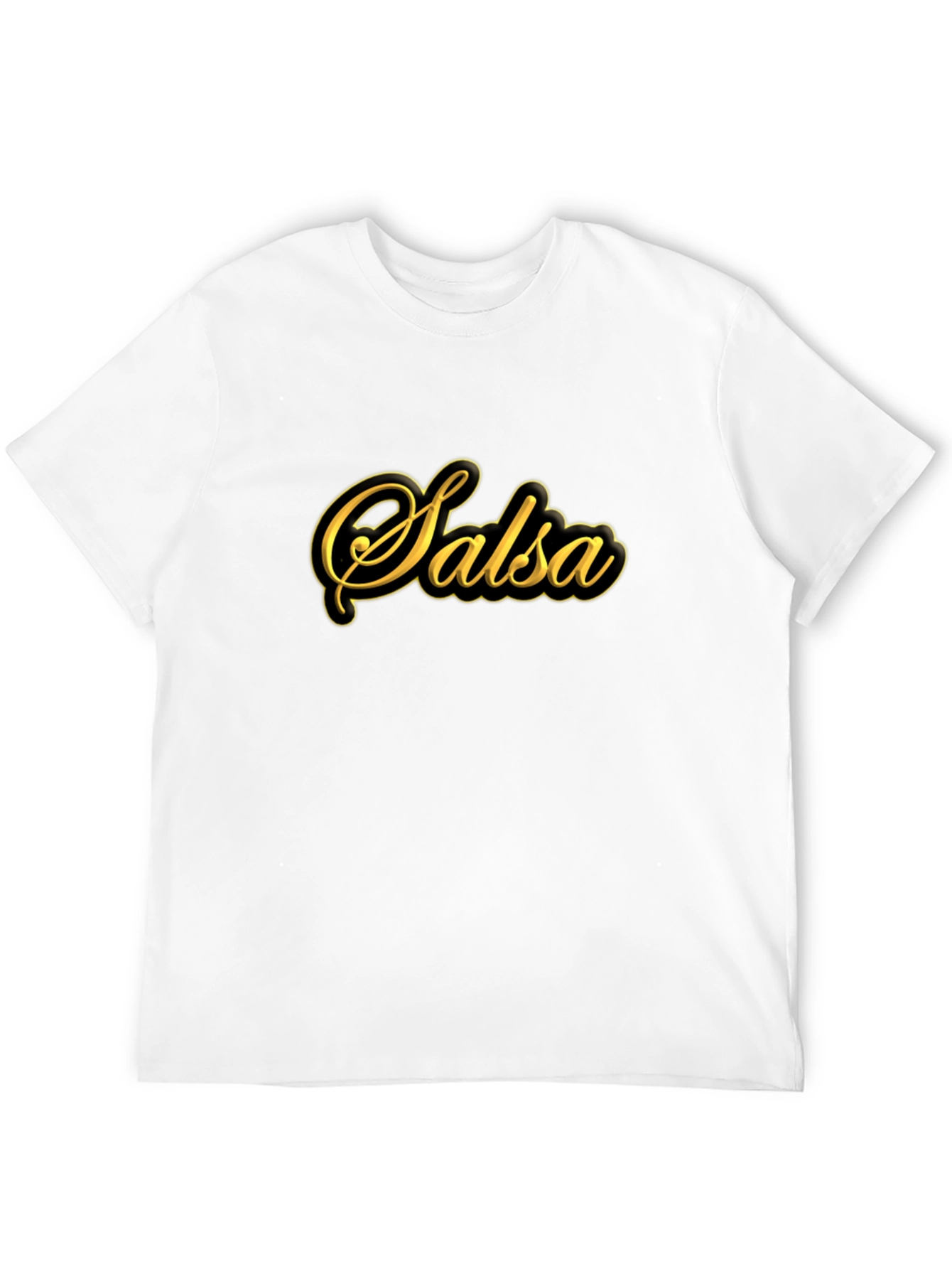Salsa Dance T-Shirt - Black Cotton Blend Tee