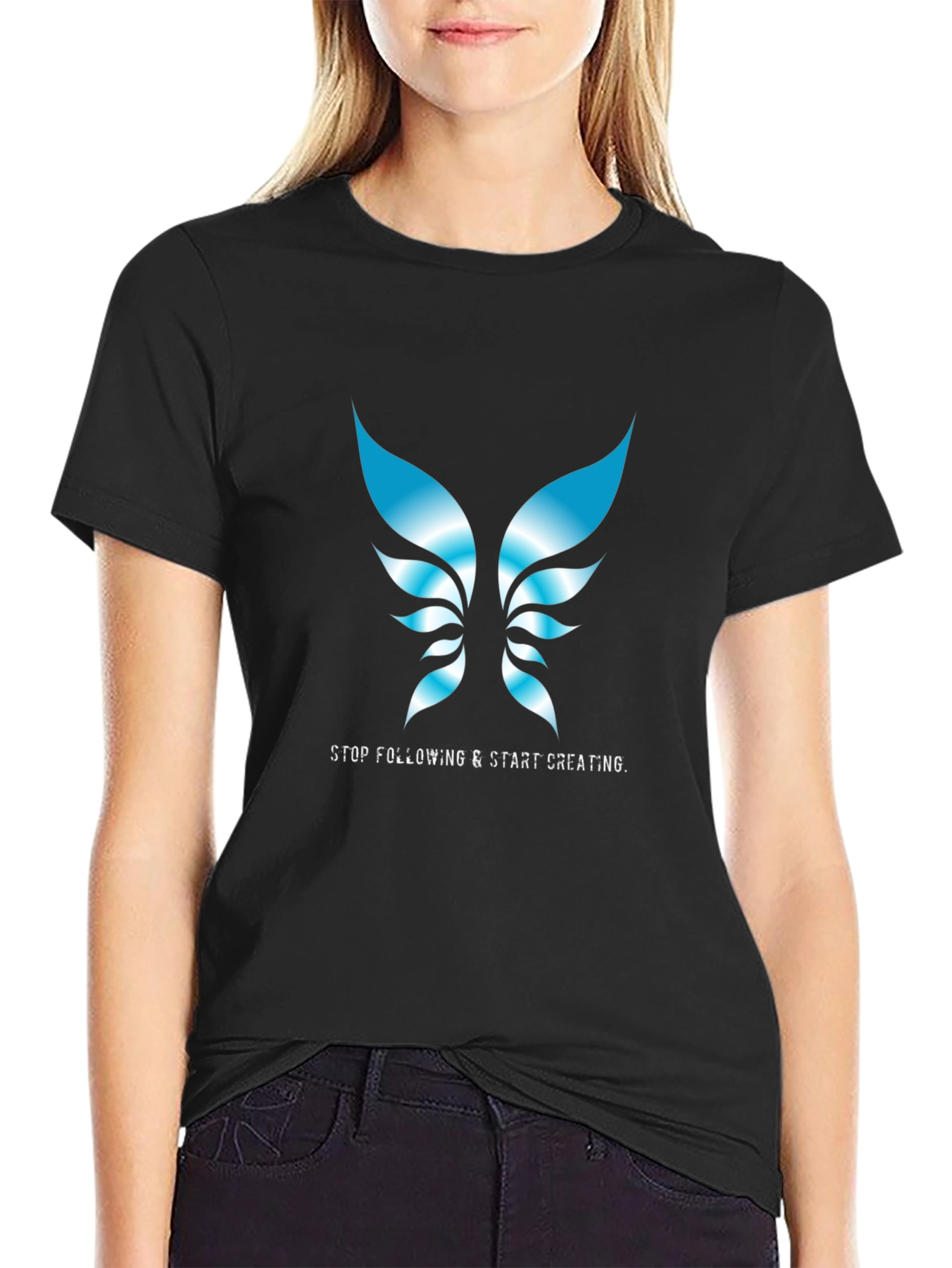 Inspire Creativity Graphic Tee - Black