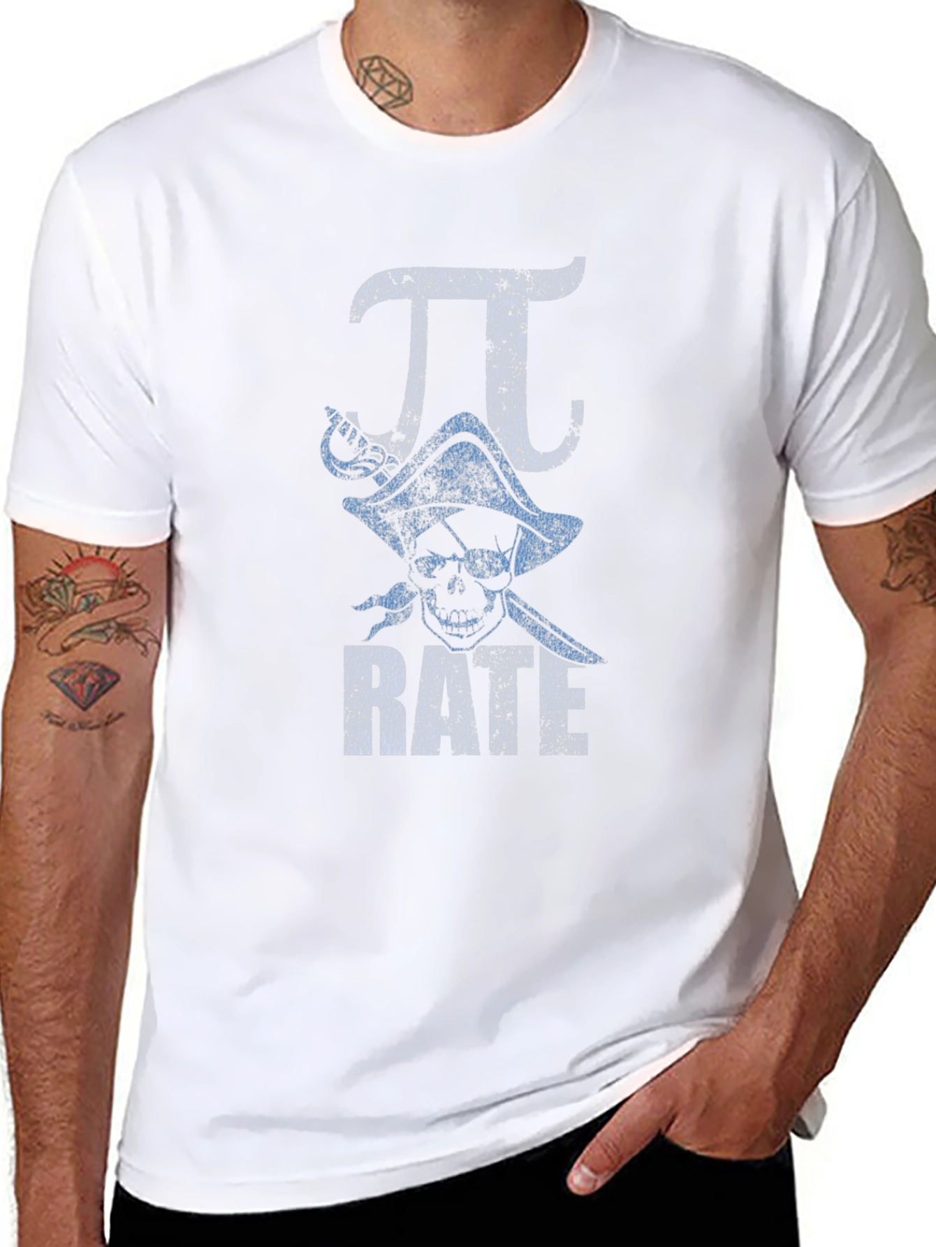 Pirate Pi Rate T-Shirt - Funny Math Pun Shirt