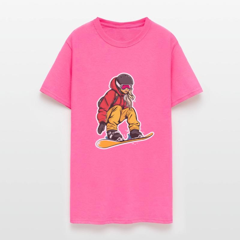 Female Snowboarder Graphic