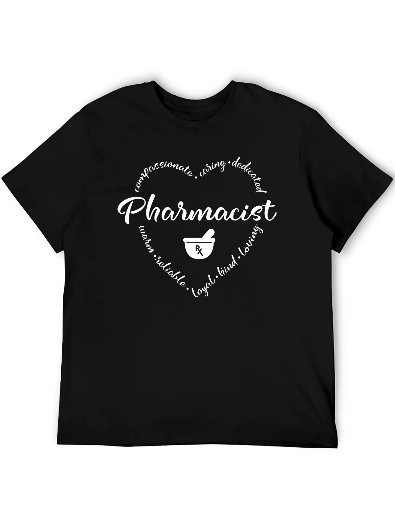 Pharmacist Love Heart Graphic T-Shirt