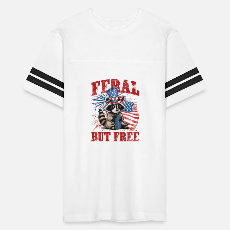 Feral But Free – 4th of July Raccoon