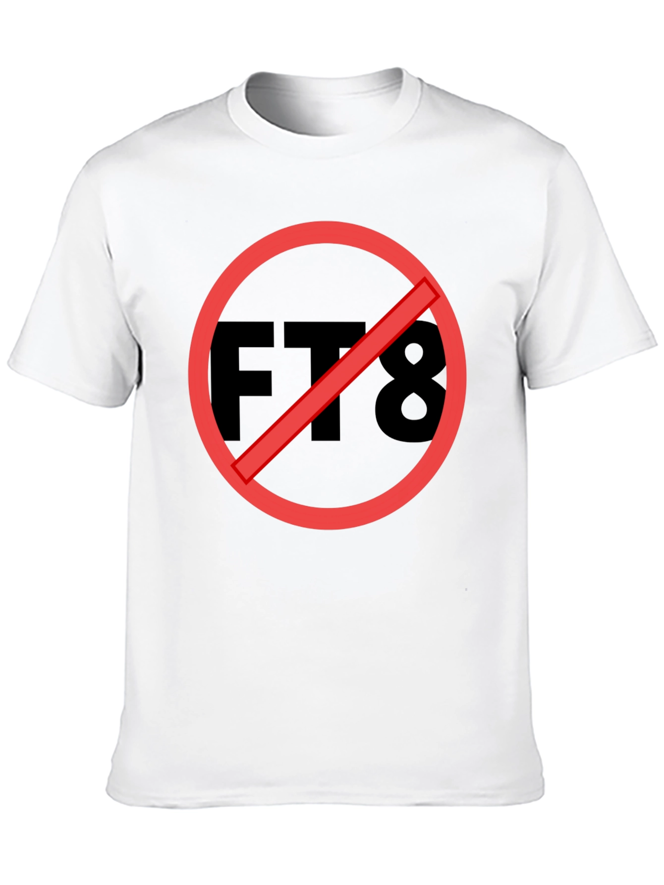 FT8 Ham Radio Forbidden Black T-Shirt