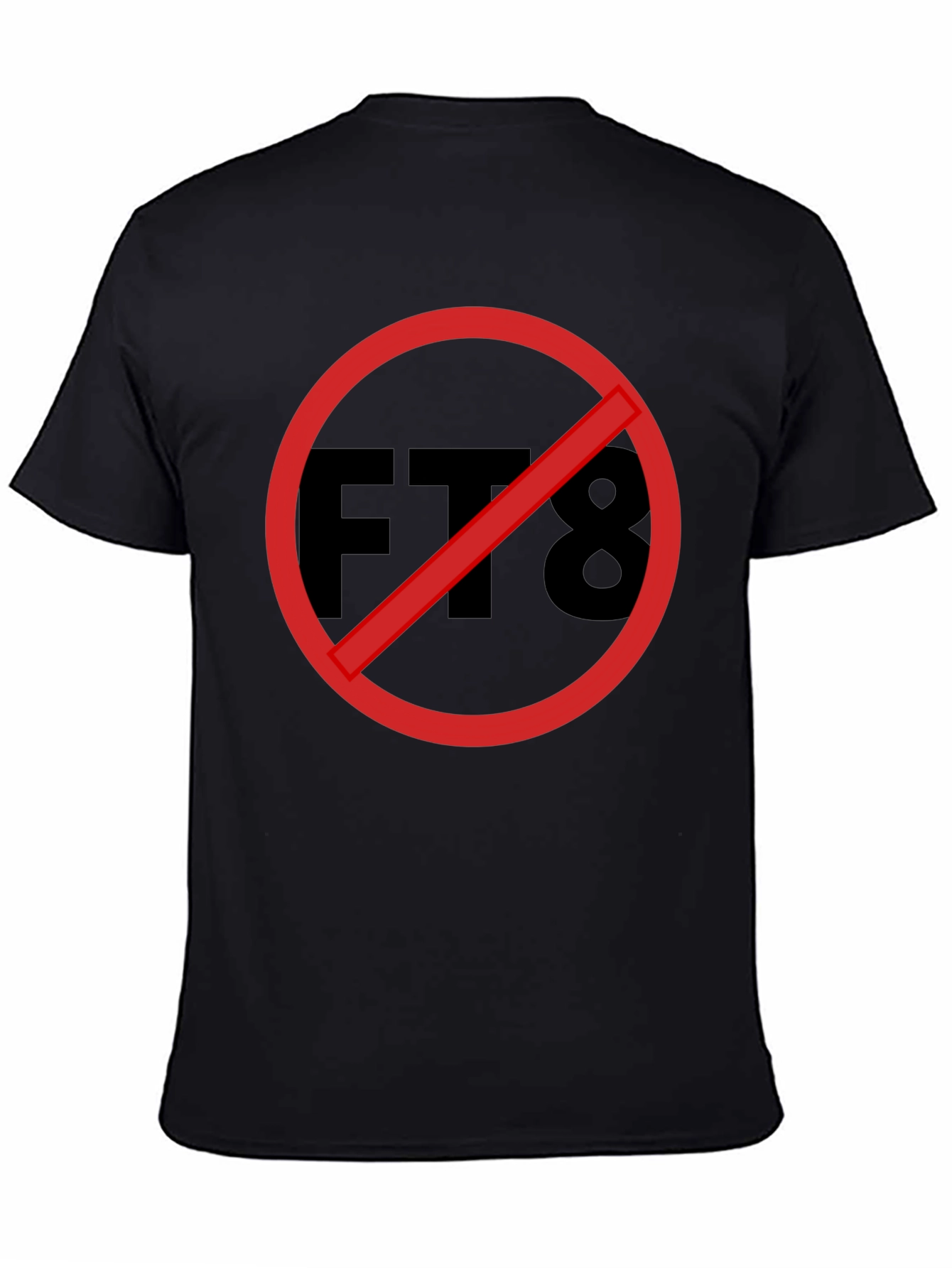 FT8 Ham Radio Forbidden Black T-Shirt