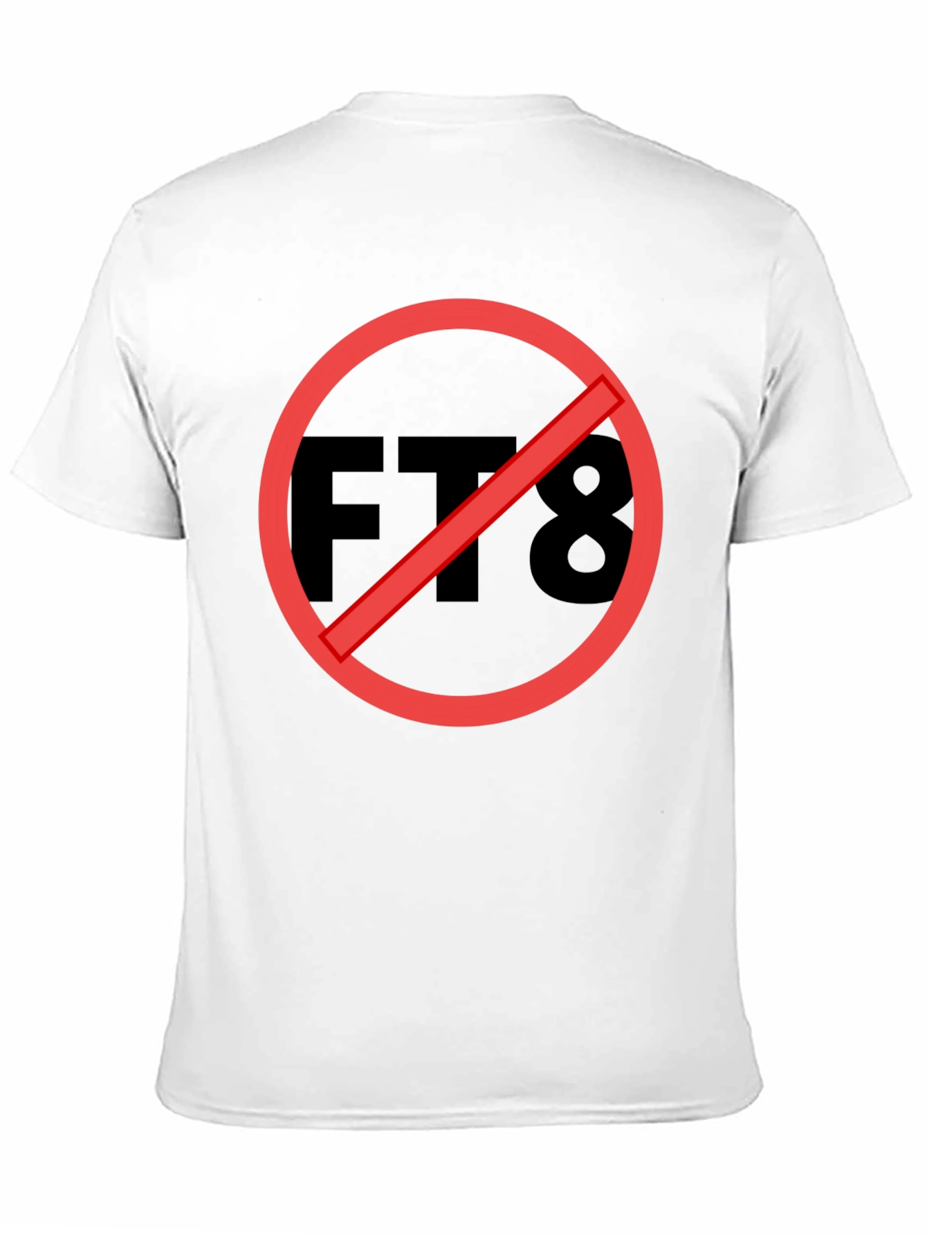 FT8 Ham Radio Forbidden Black T-Shirt