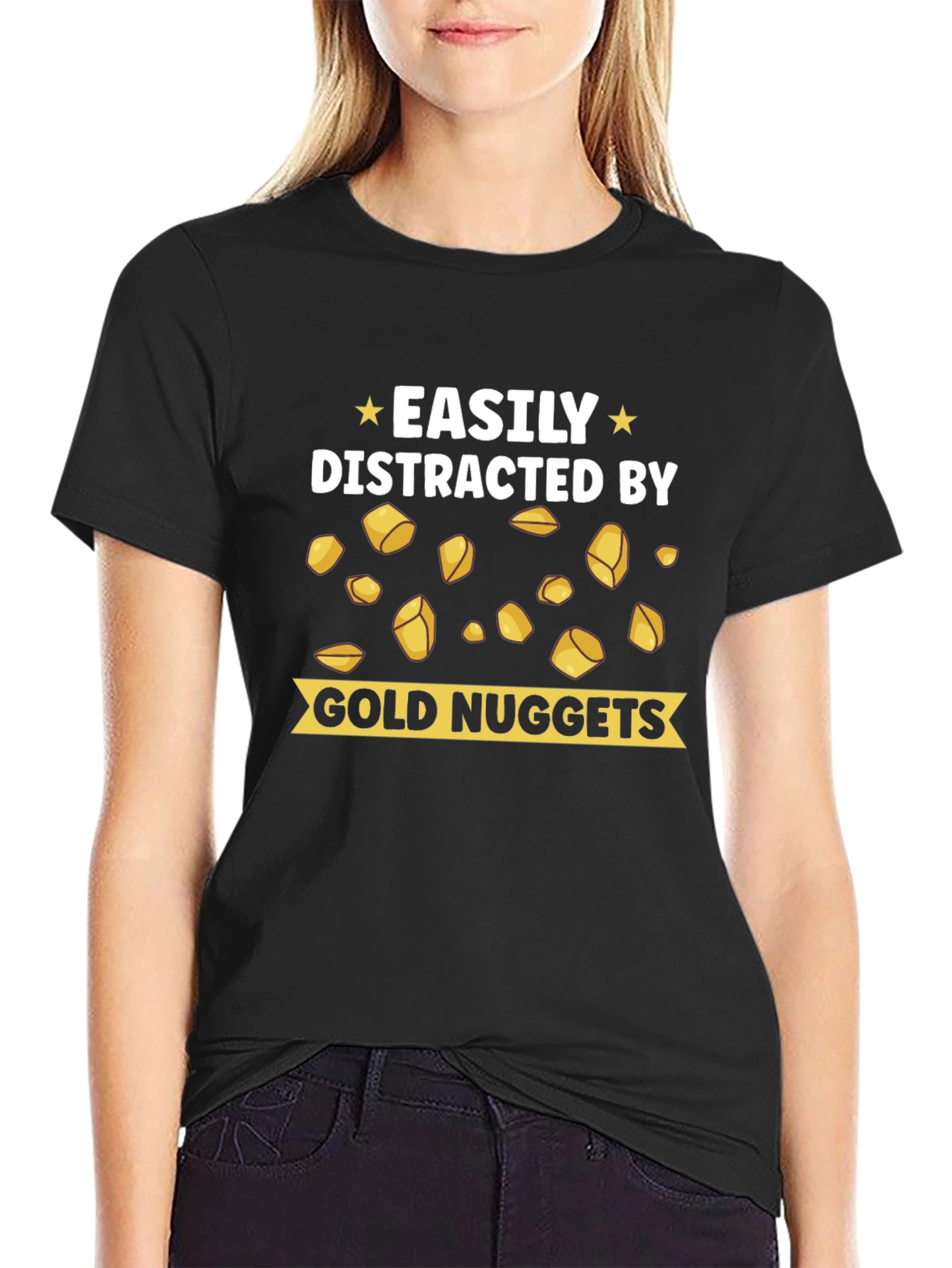 Easily Distracted by Gold Nuggets T-Shirt