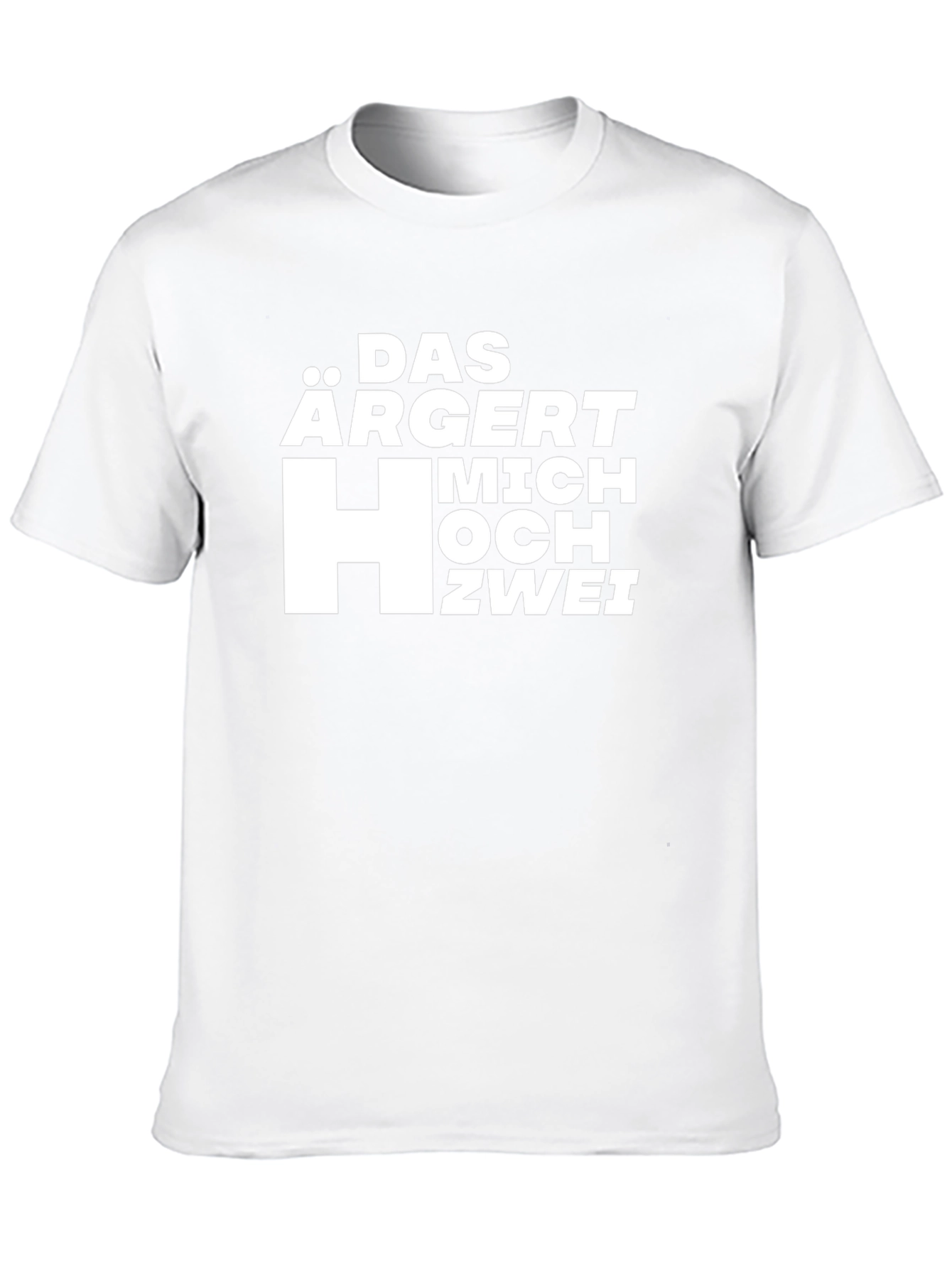 Das Argert Mich HOCH ZWEI Black T-Shirt