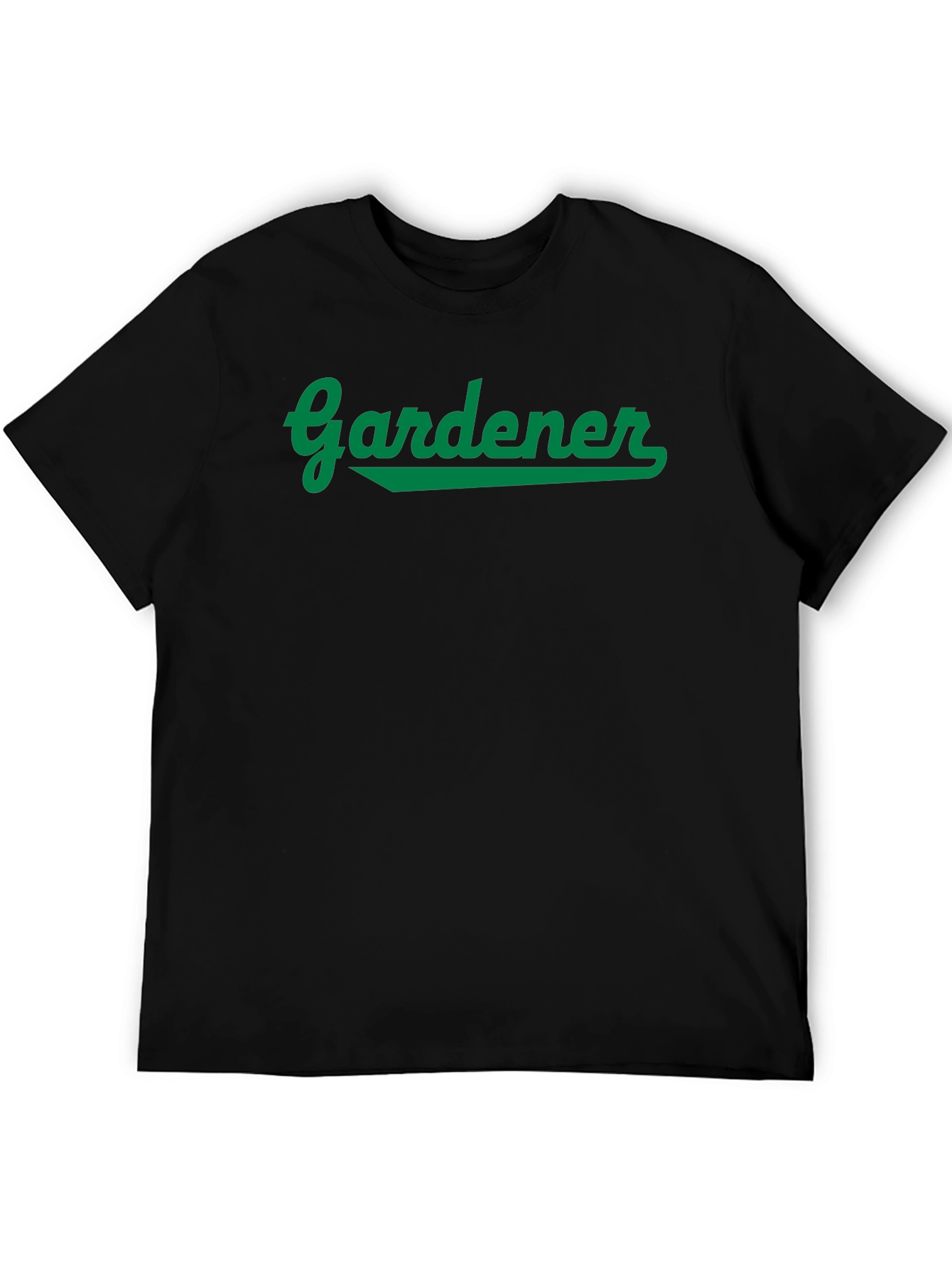 Gardener Graphic T-Shirt - Black Cotton Tee