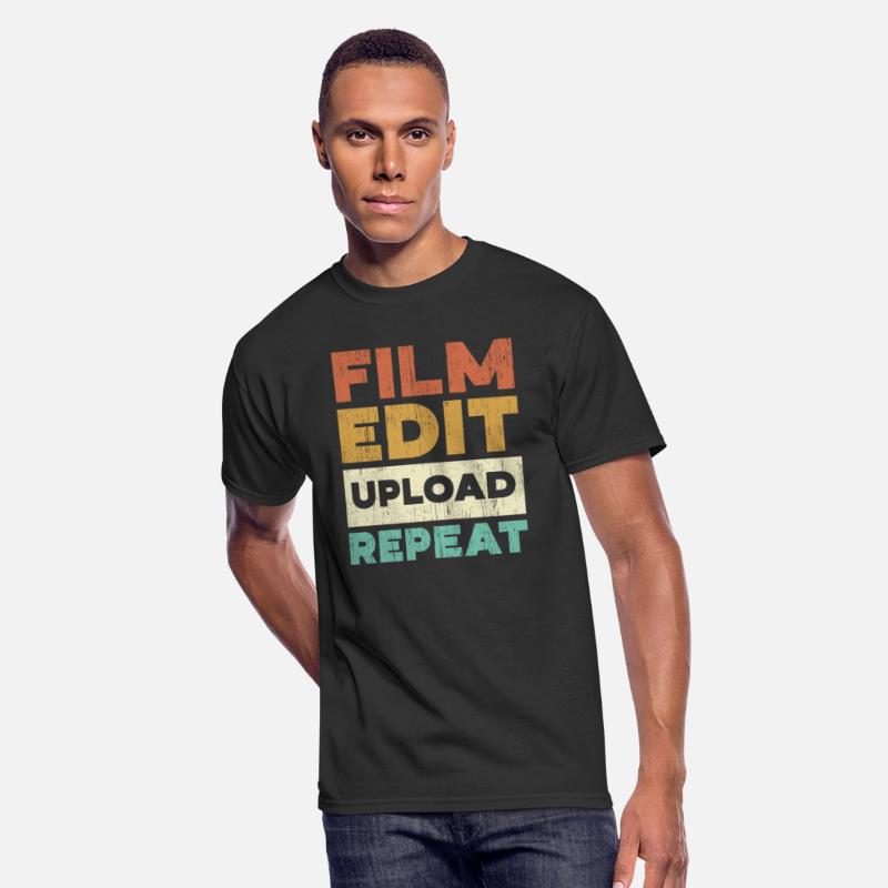 Film Edit Upload Repeat Content Creator Vlogger