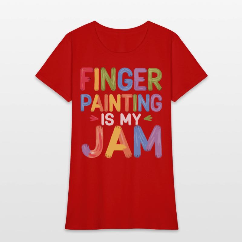 Finger Painting Is My Jam Colorful Creative