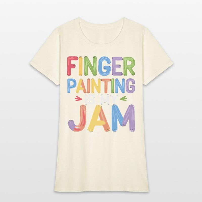 Finger Painting Is My Jam Colorful Creative