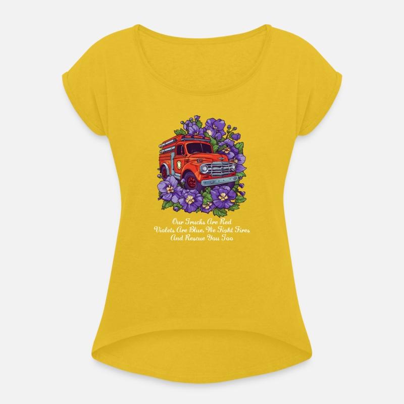 Firefighter Our Trucks Are Red