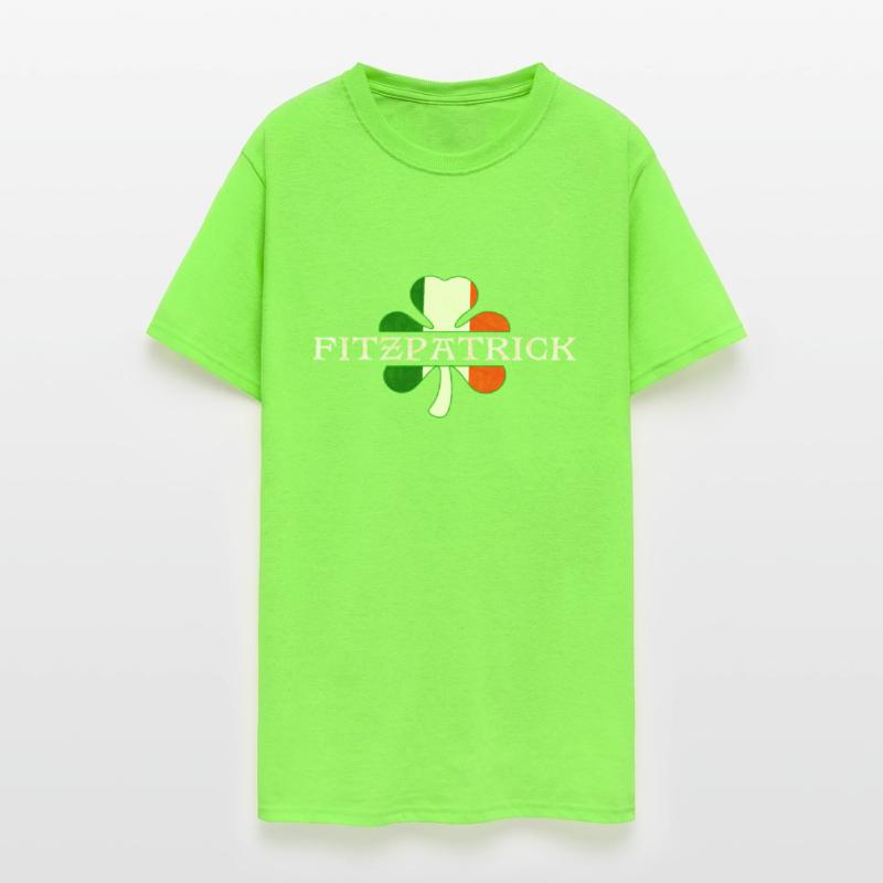 Fitzpatrick Irish Surname Ireland Flag Shamrock