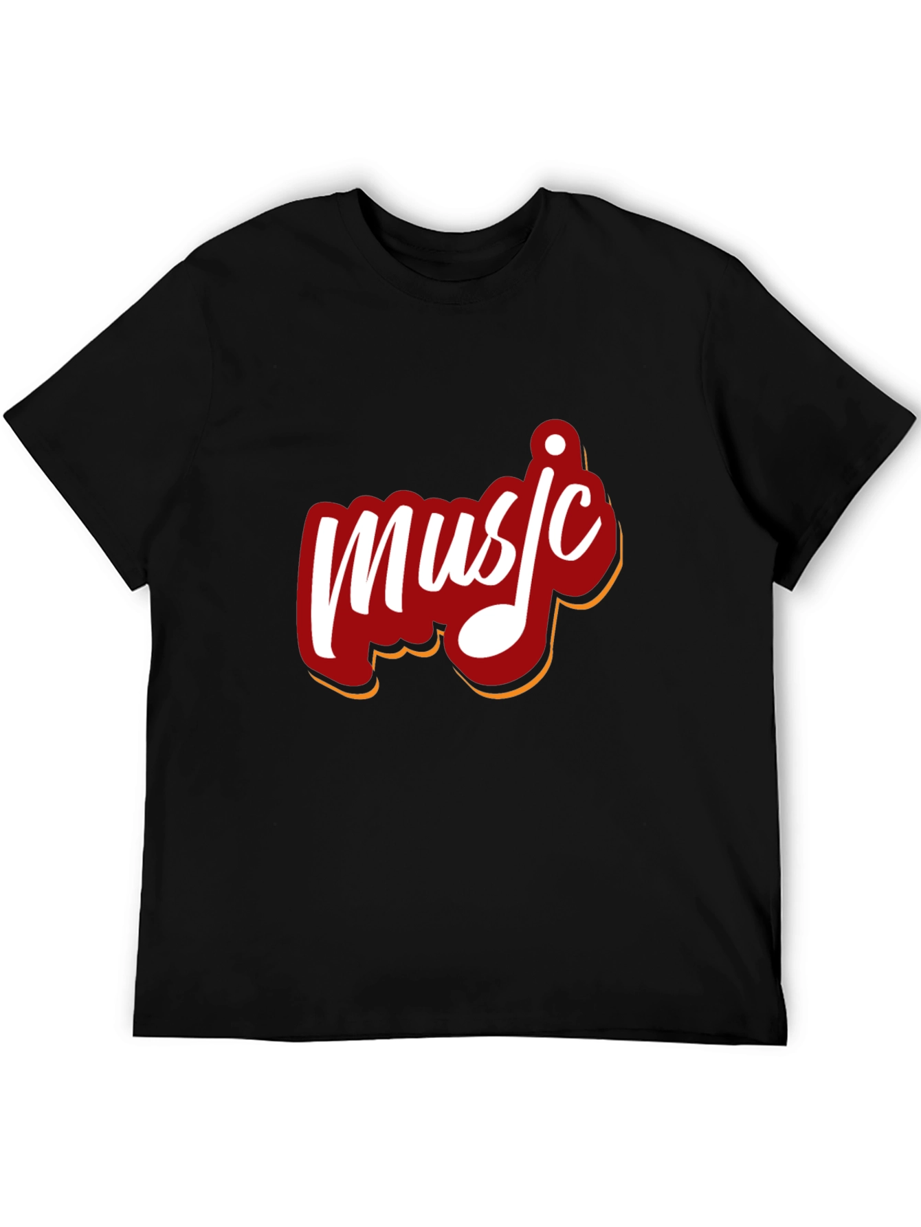 Music Graphic Black T-Shirt