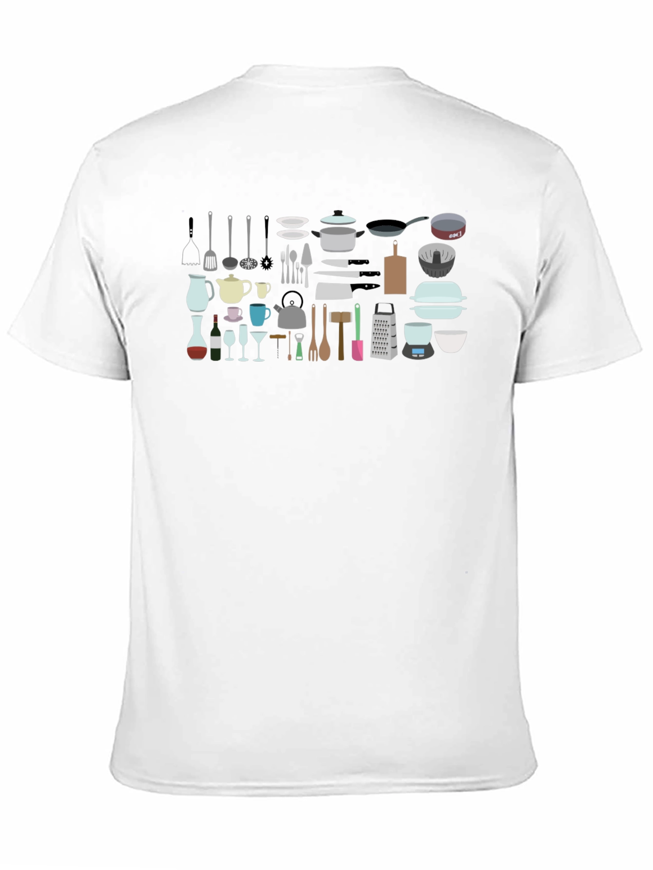Kitchen Utensil Graphic Tee - Chef Style