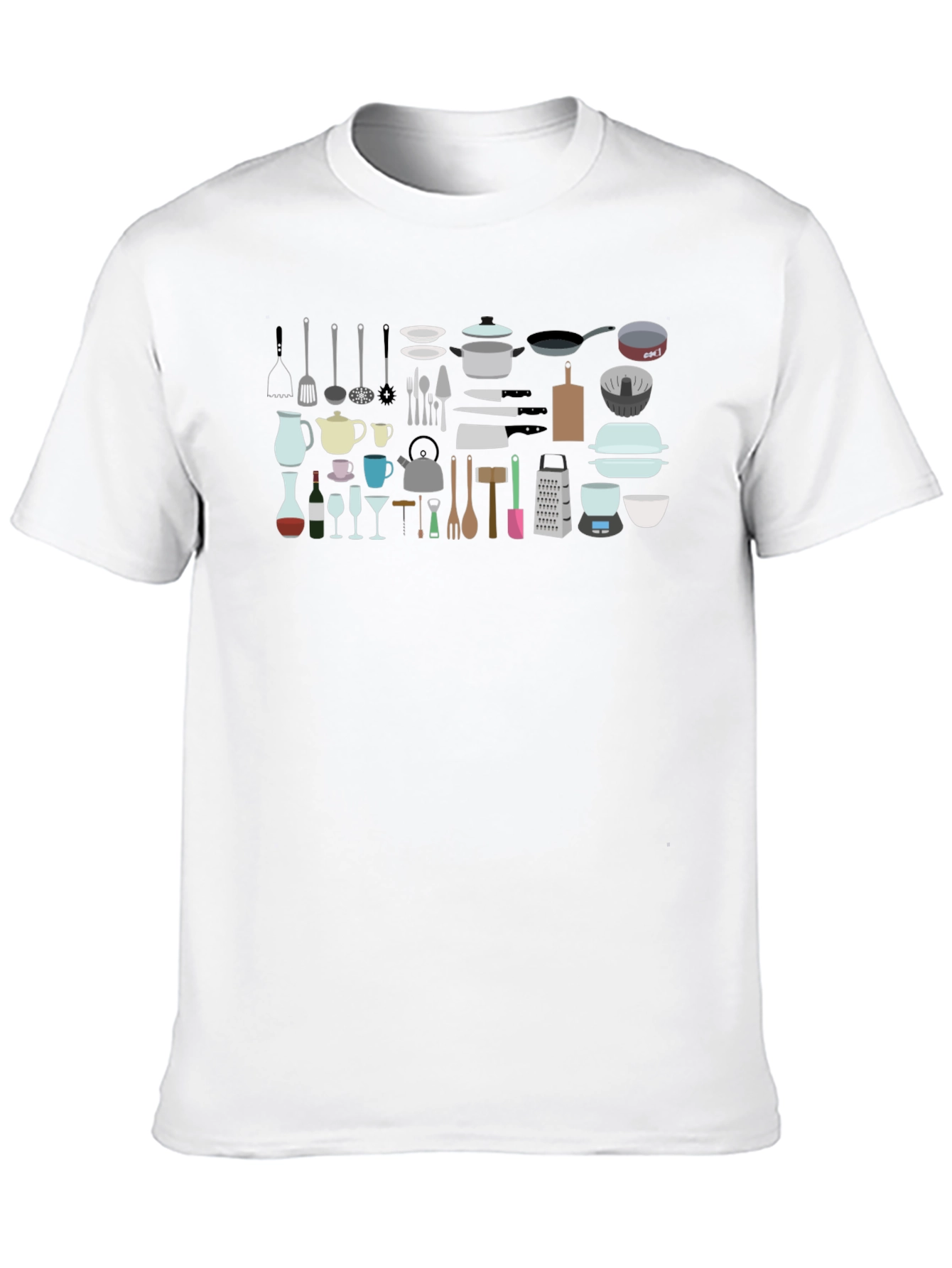Kitchen Utensil Graphic Tee - Chef Style