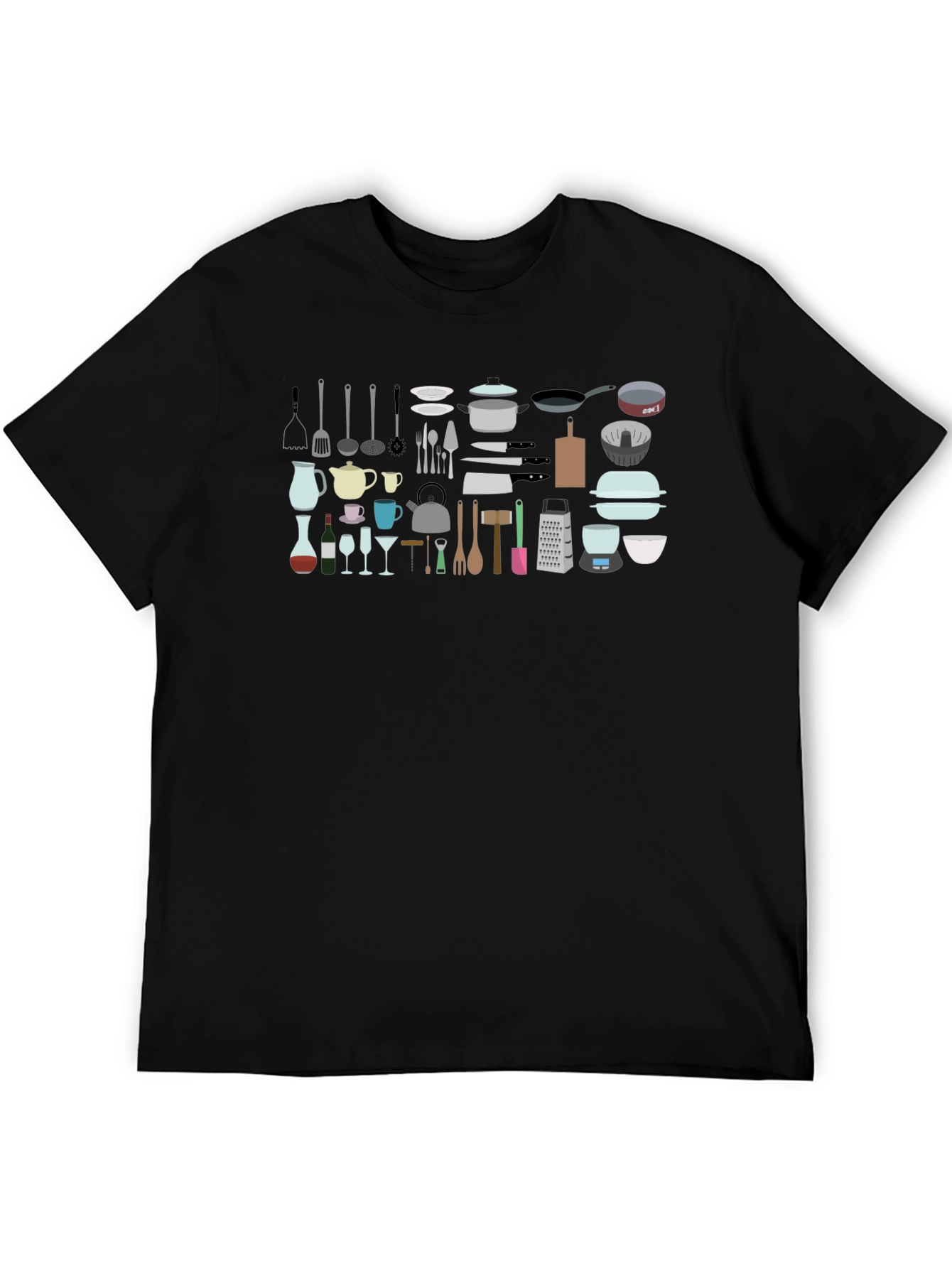 Kitchen Utensil Graphic Tee - Chef Style