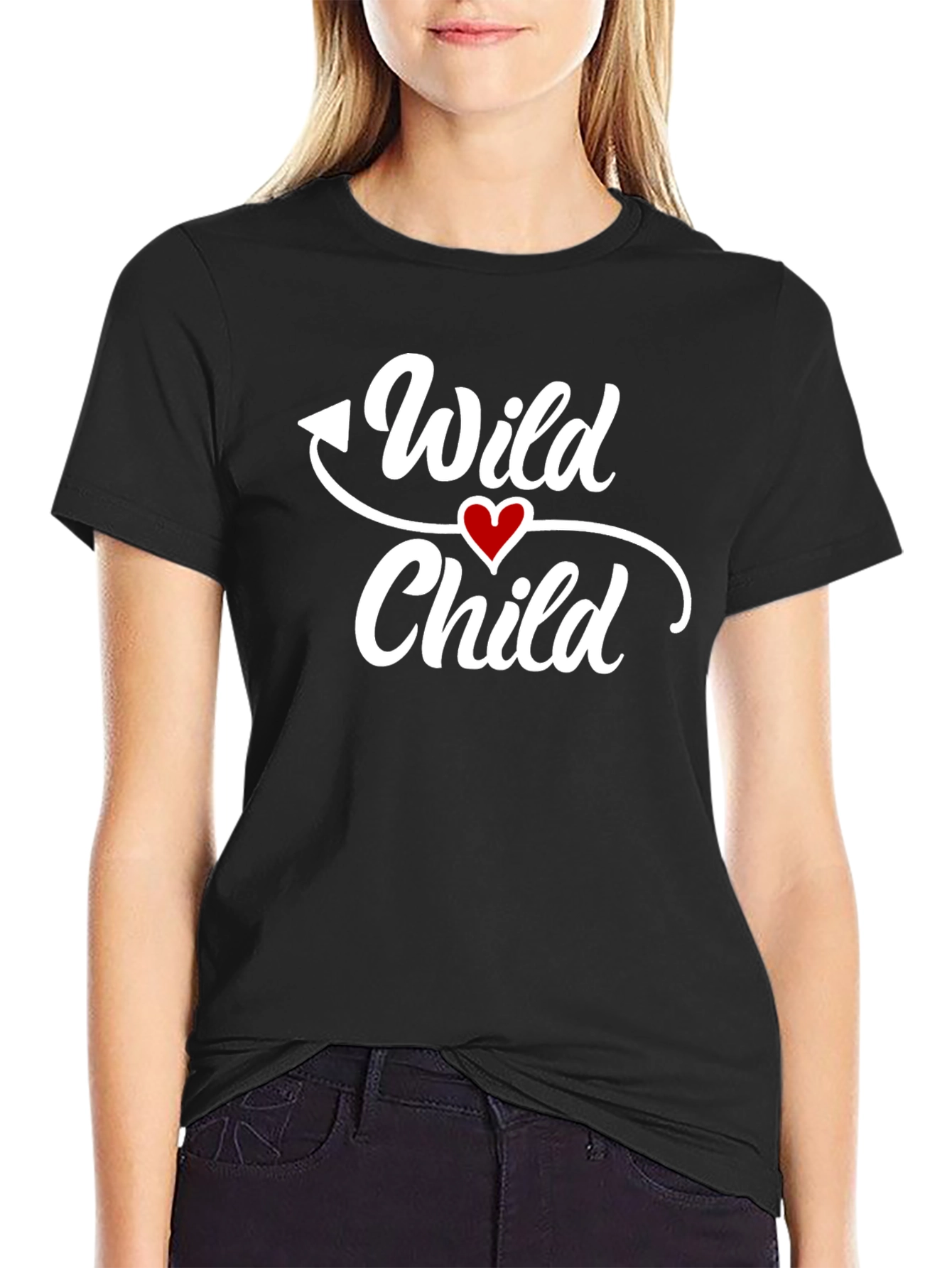 Wild Child Graphic Tee - Trendy Casual Wear