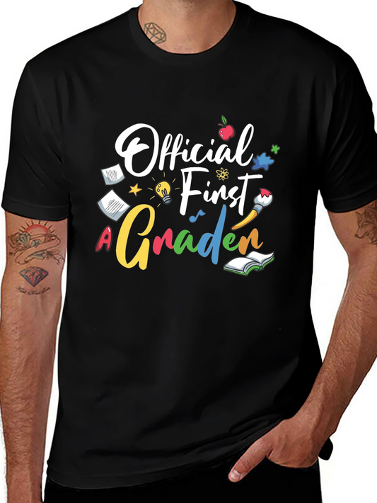 Official First Grader T-Shirt - Back to School