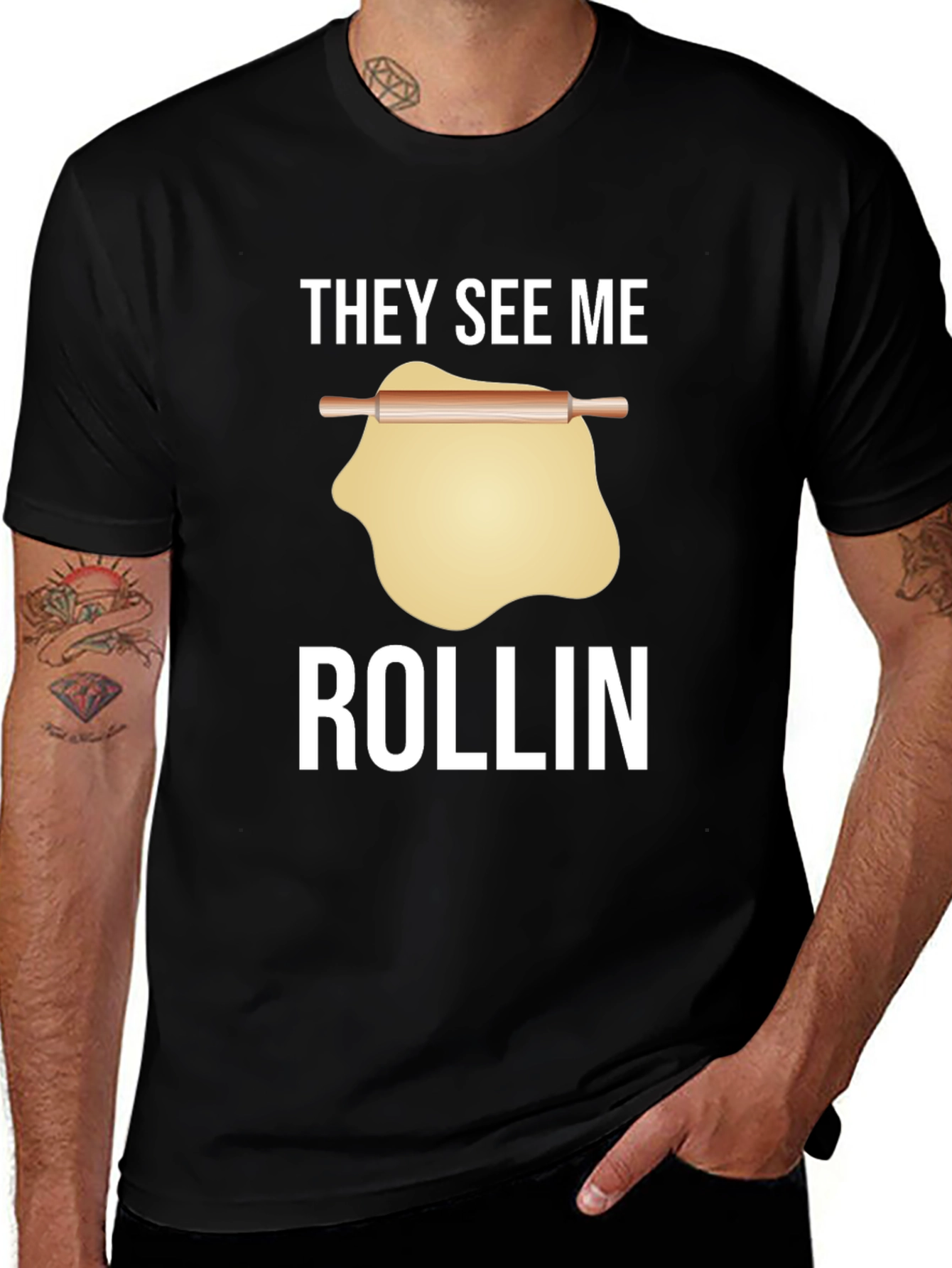 They See Me Rollin T-Shirt - Funny Baking Tee