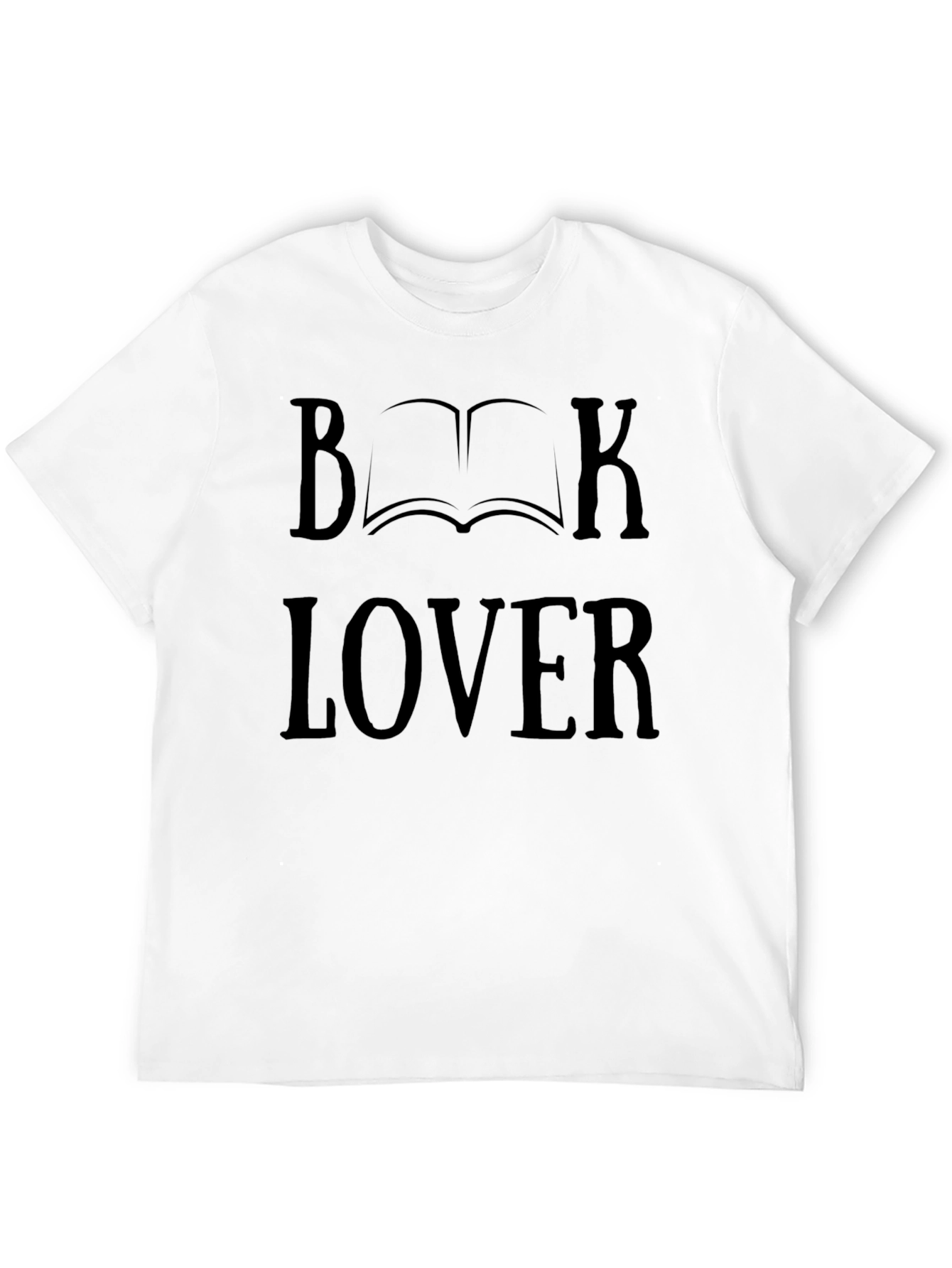 Book Lover T-Shirt - Black Graphic Tee